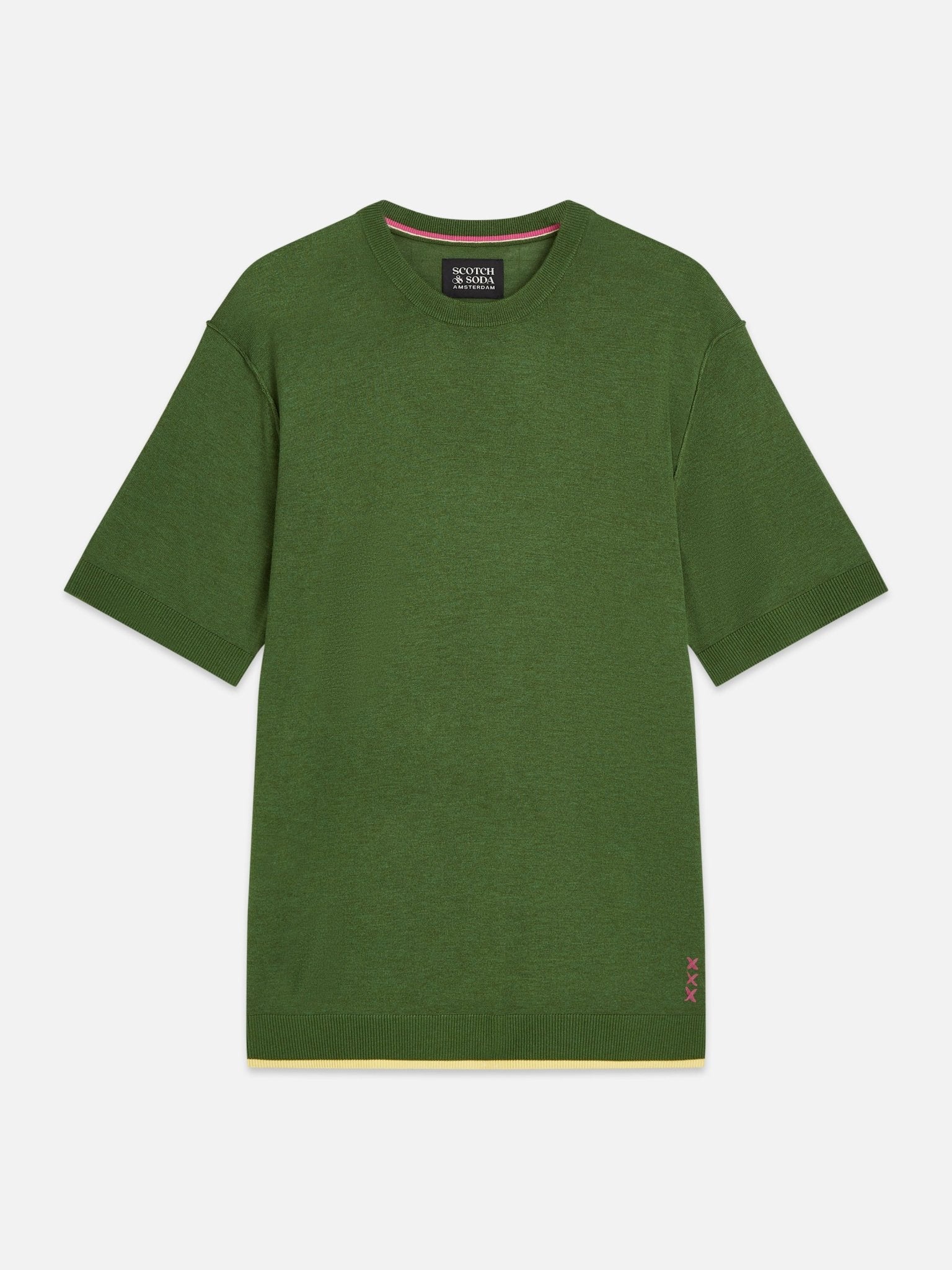 Knitted Relaxed-Fit T-Shirt - Scotch & Soda South Africa