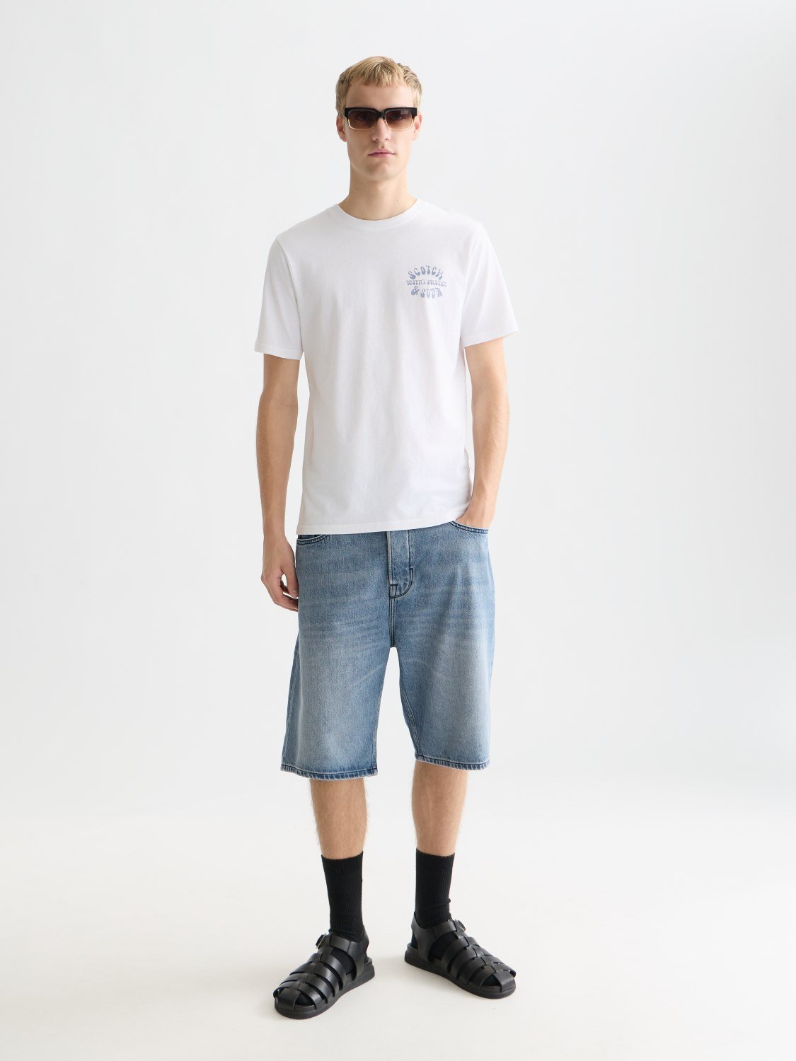 Left Chest Artwork Regular-Fit T-Shirt - Scotch & Soda South Africa