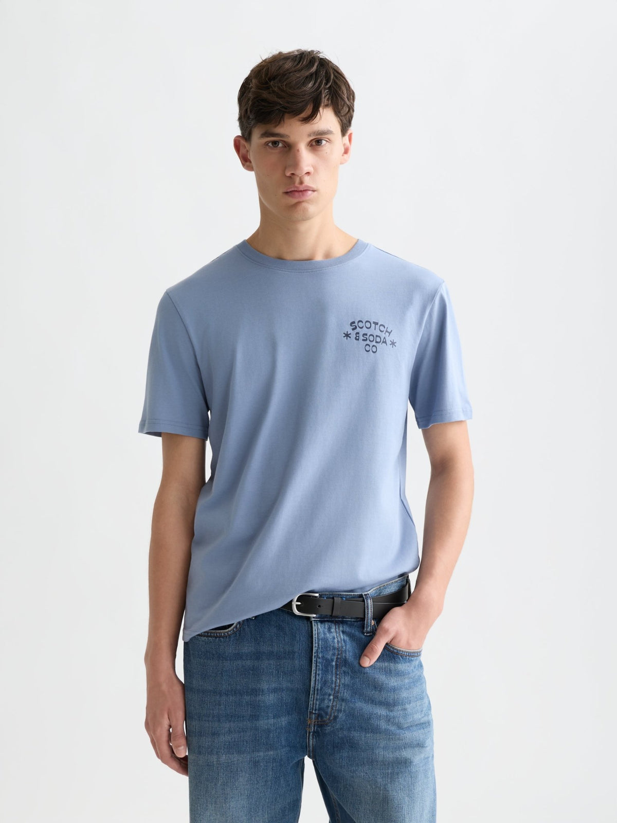 Left Chest Artwork Regular-Fit T-Shirt - Scotch & Soda South Africa