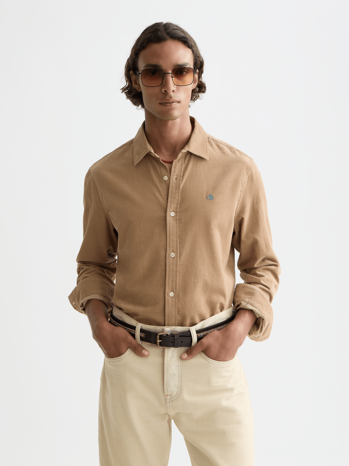 Lightweight Corduroy Regular-Fit Shirt - Scotch & Soda South Africa