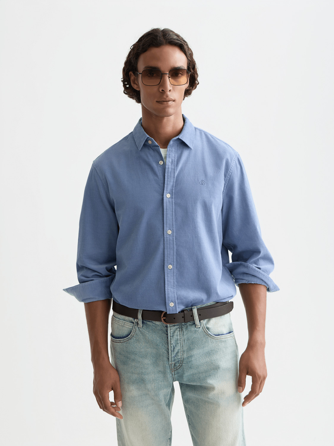 Lightweight Corduroy Regular-Fit Shirt - Scotch & Soda South Africa