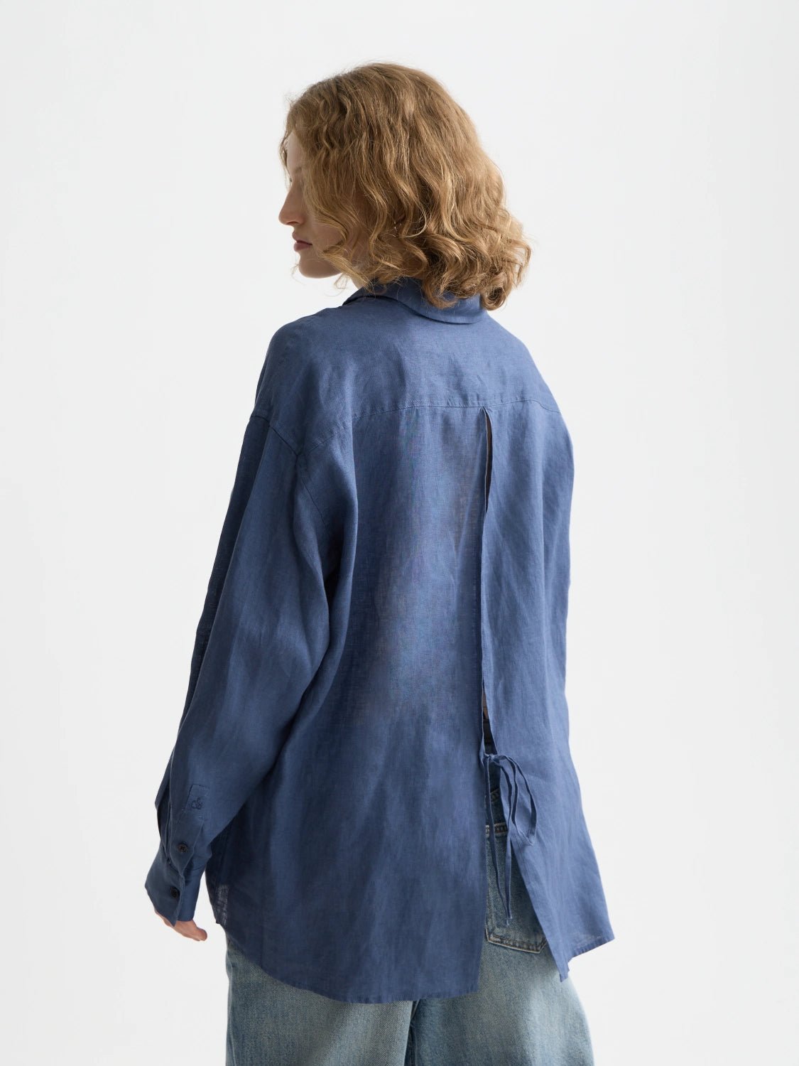 Linen Shirt With Back Detail - Scotch & Soda South Africa