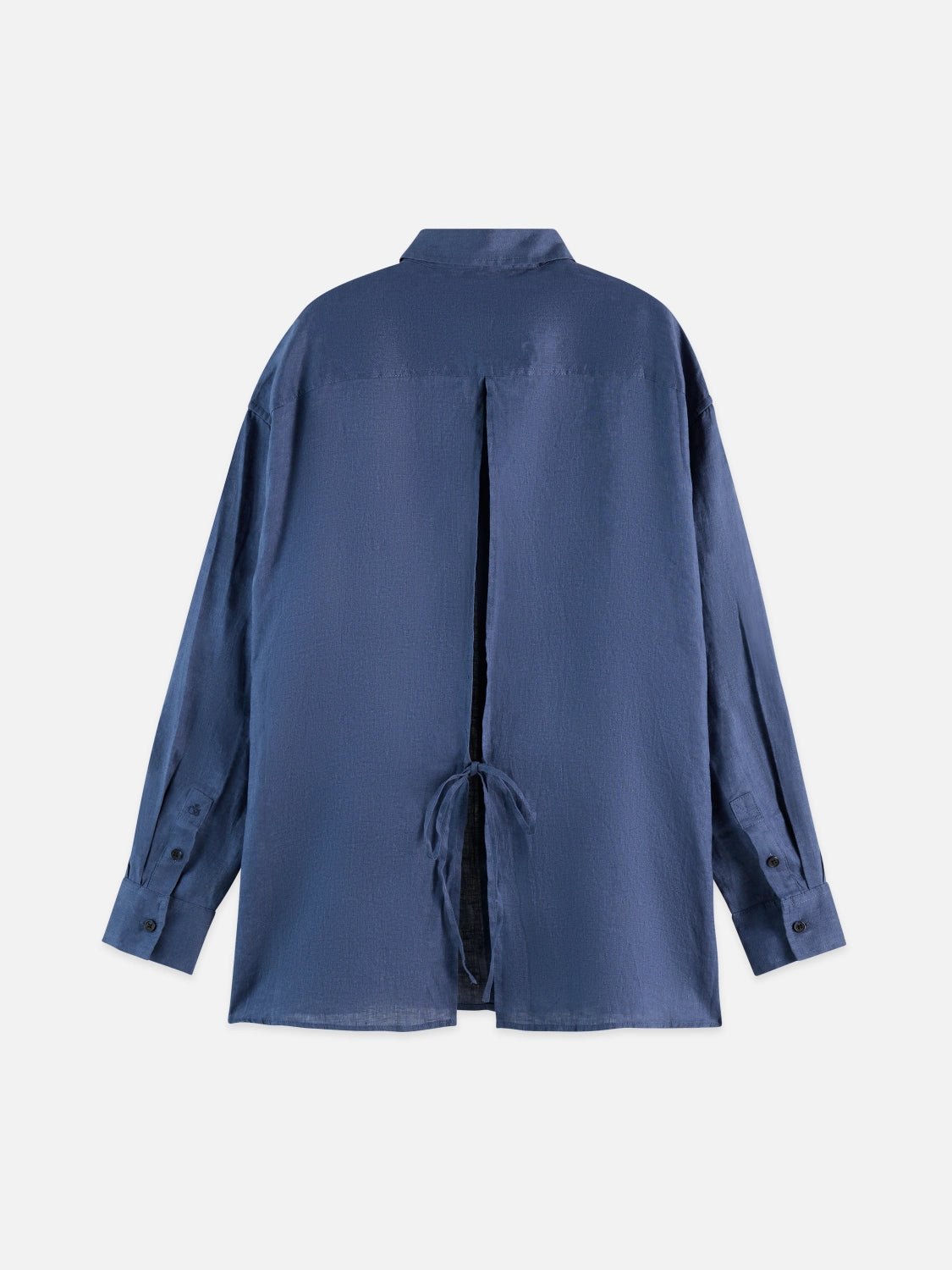 Linen Shirt With Back Detail - Scotch & Soda South Africa