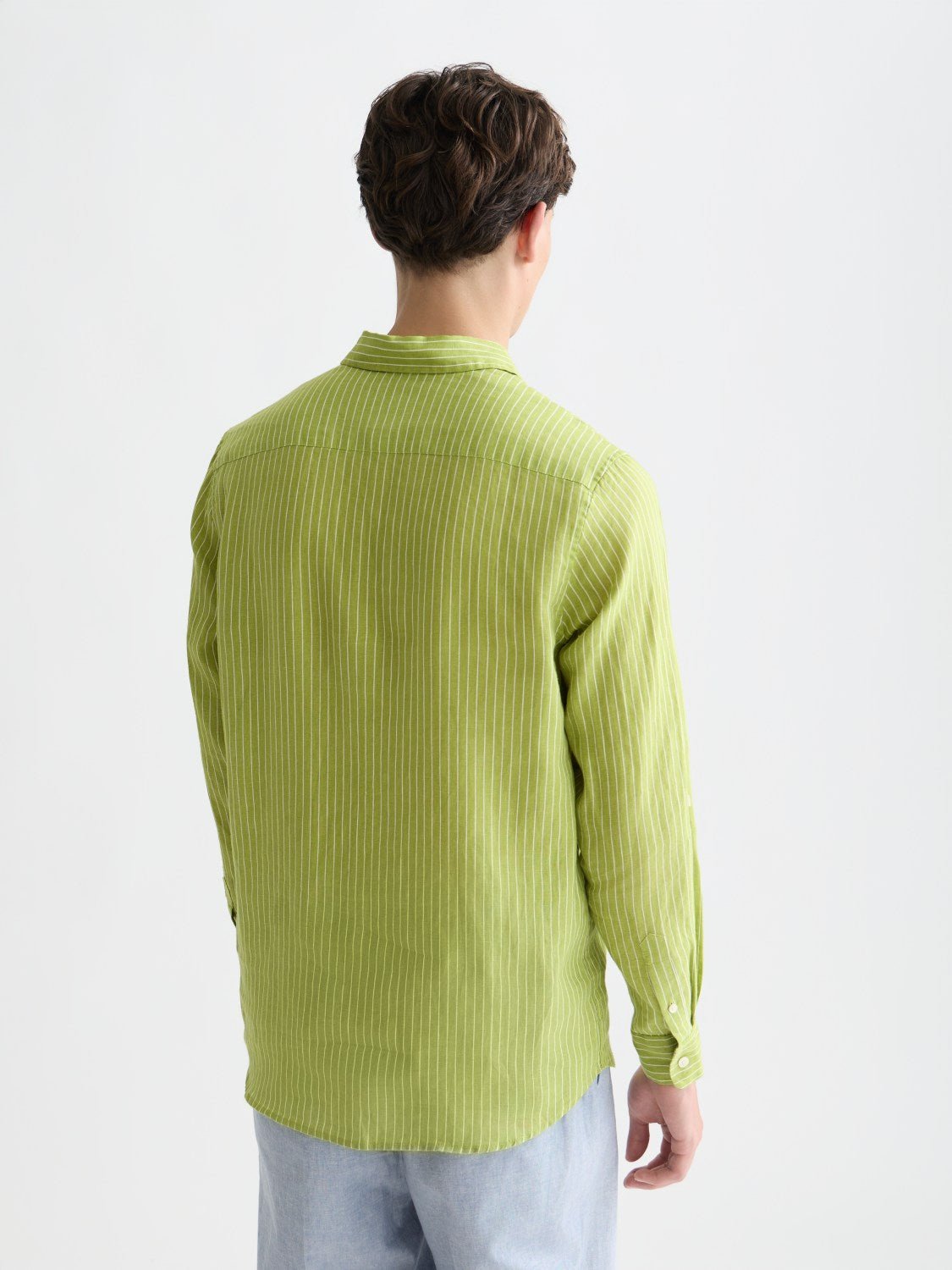 Linen Striped Regularfit Shirt - Scotch & Soda South Africa