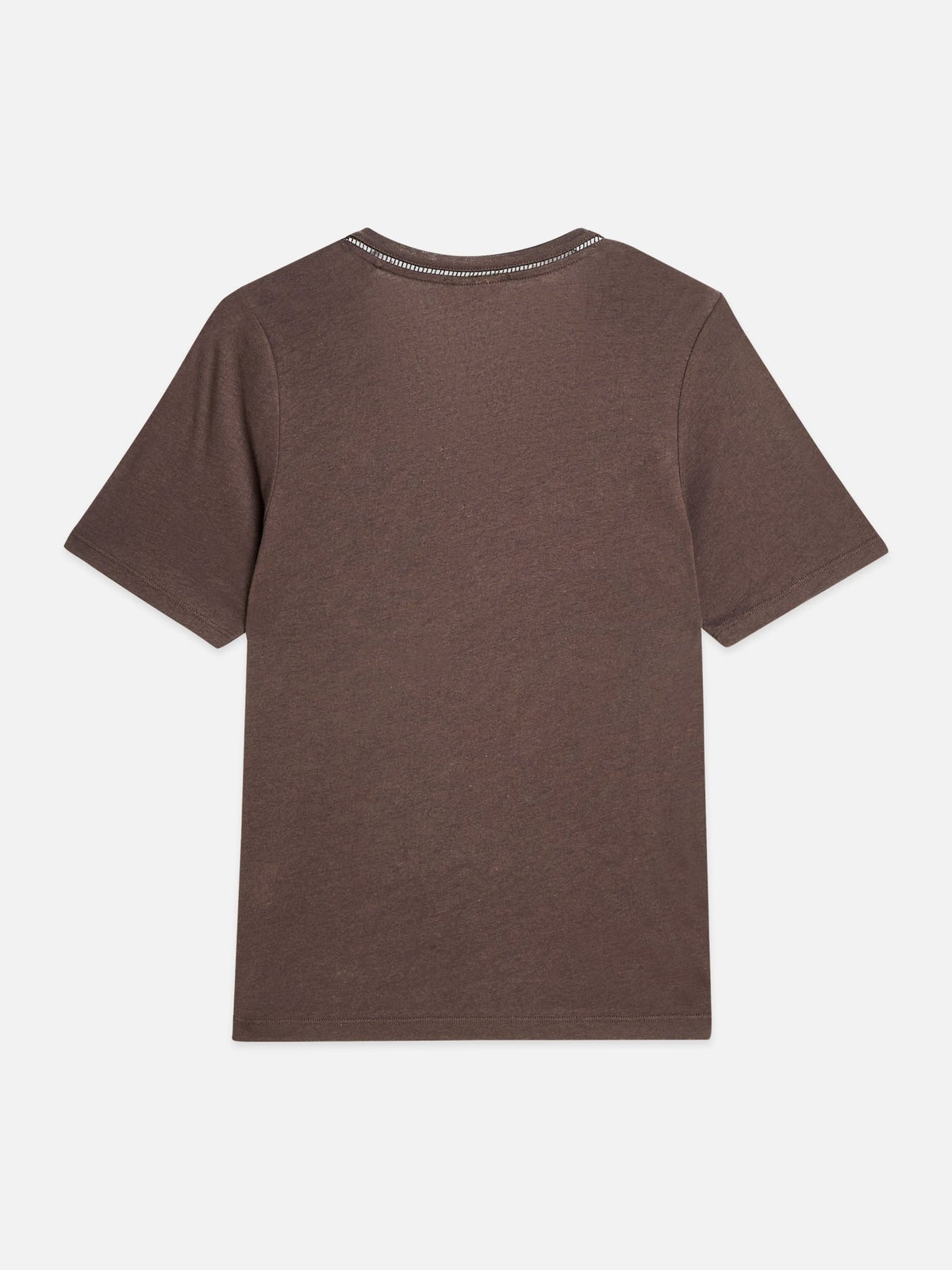 Linen V-Neck T-Shirt - Scotch & Soda South Africa