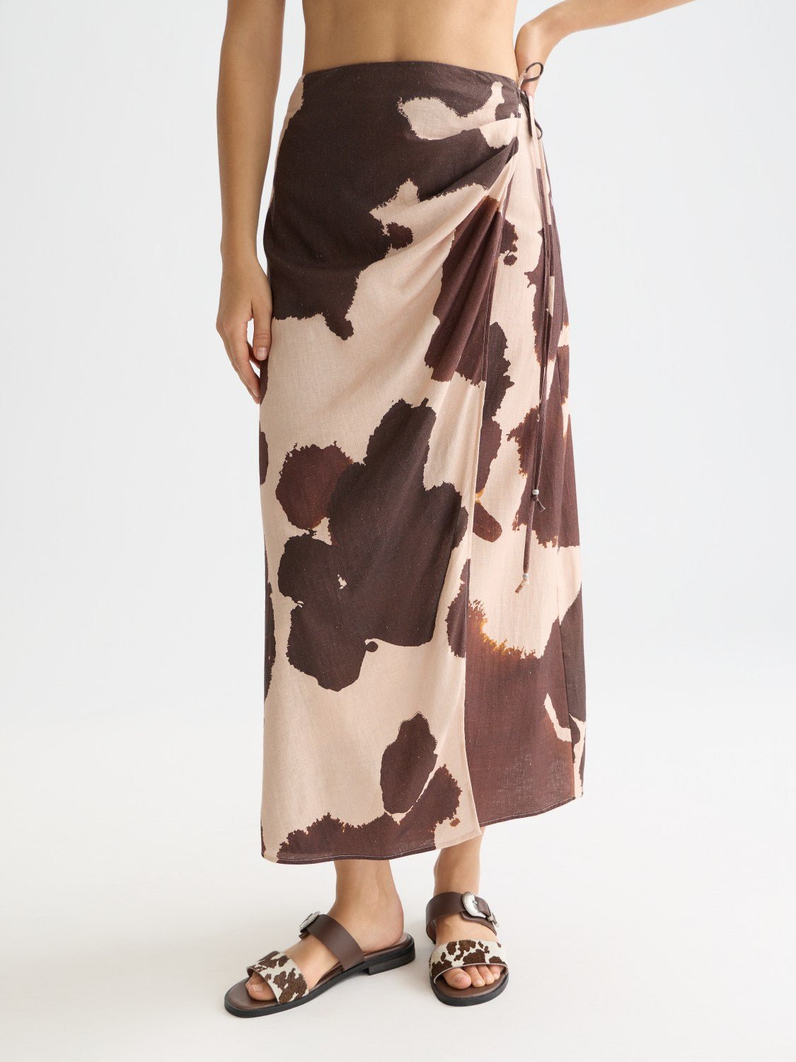 Linen Wrap Skirt - Scotch & Soda South Africa