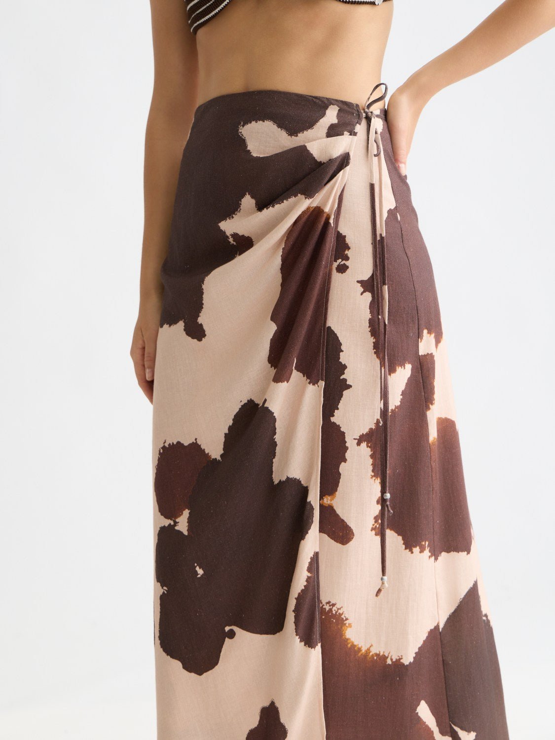 Linen Wrap Skirt - Scotch & Soda South Africa