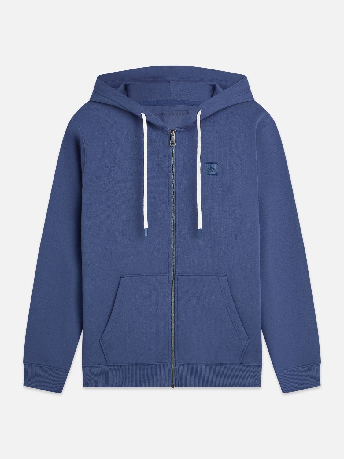 Logo Badge Regularfit Zipthrough Hoodie - Scotch & Soda South Africa