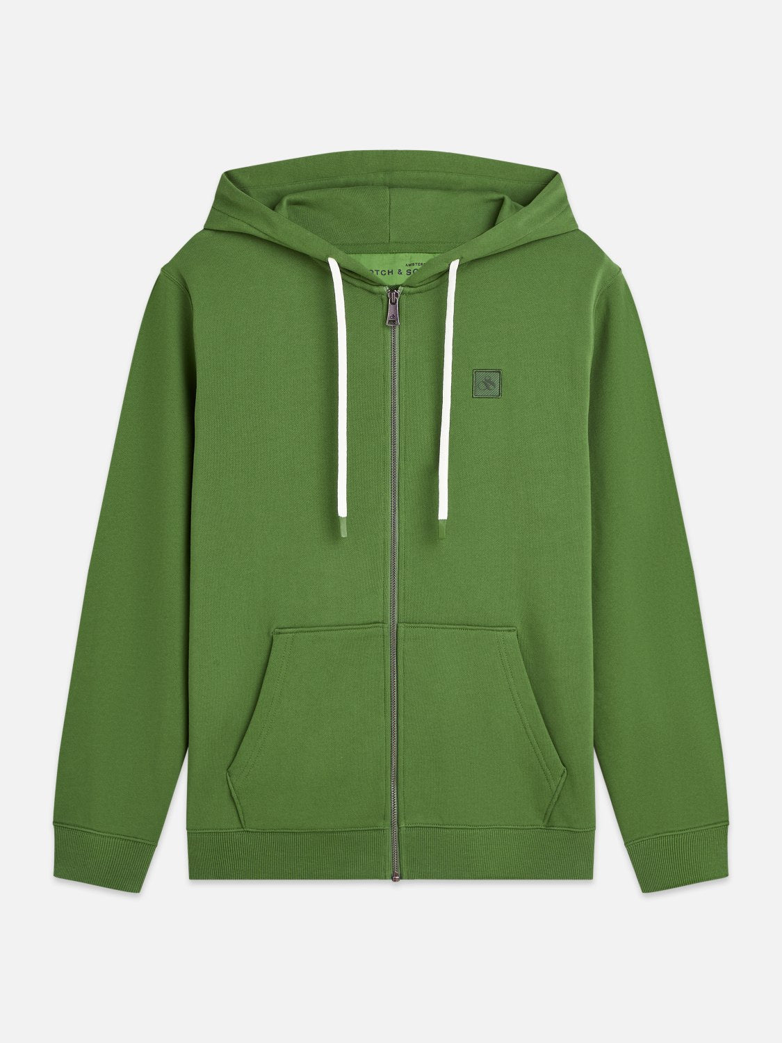 Logo Badge Regularfit Zipthrough Hoodie - Scotch & Soda South Africa