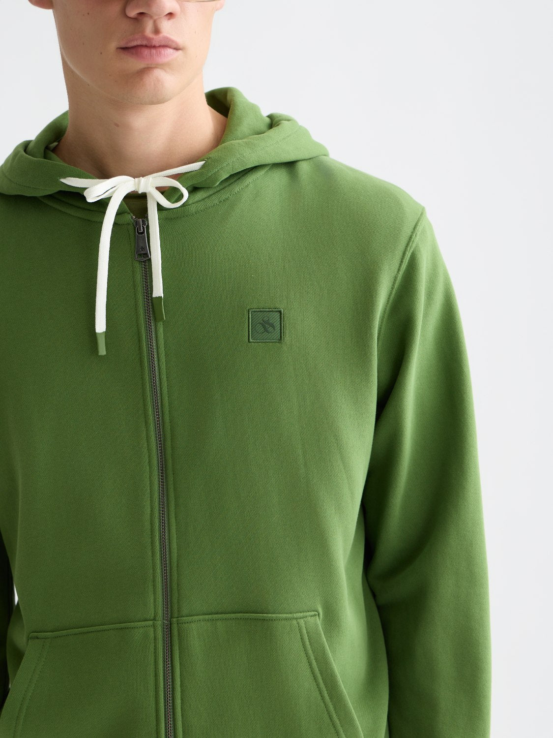 Logo Badge Regularfit Zipthrough Hoodie - Scotch & Soda South Africa