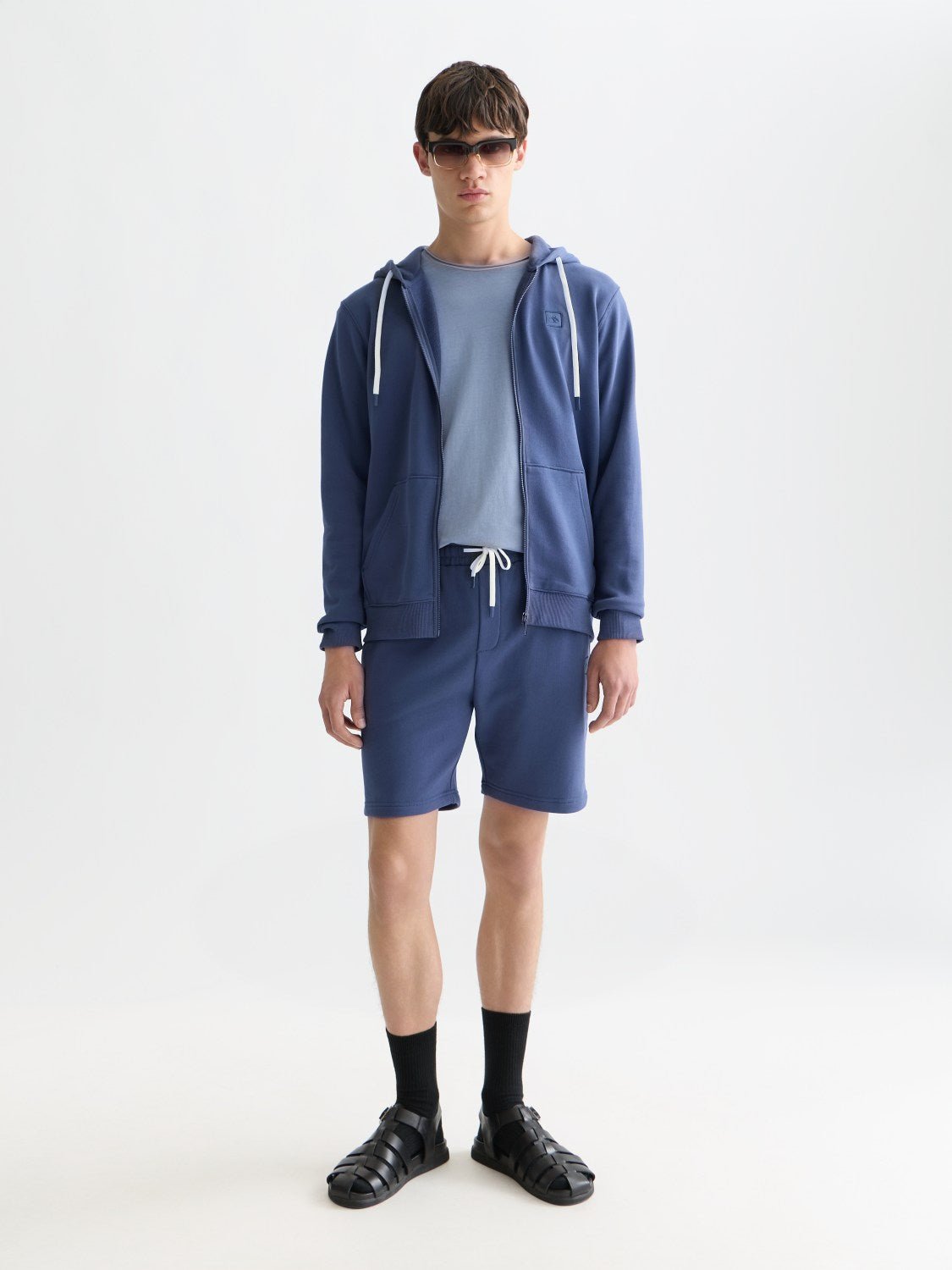 Logo Badge Regularfit Zipthrough Hoodie - Scotch & Soda South Africa