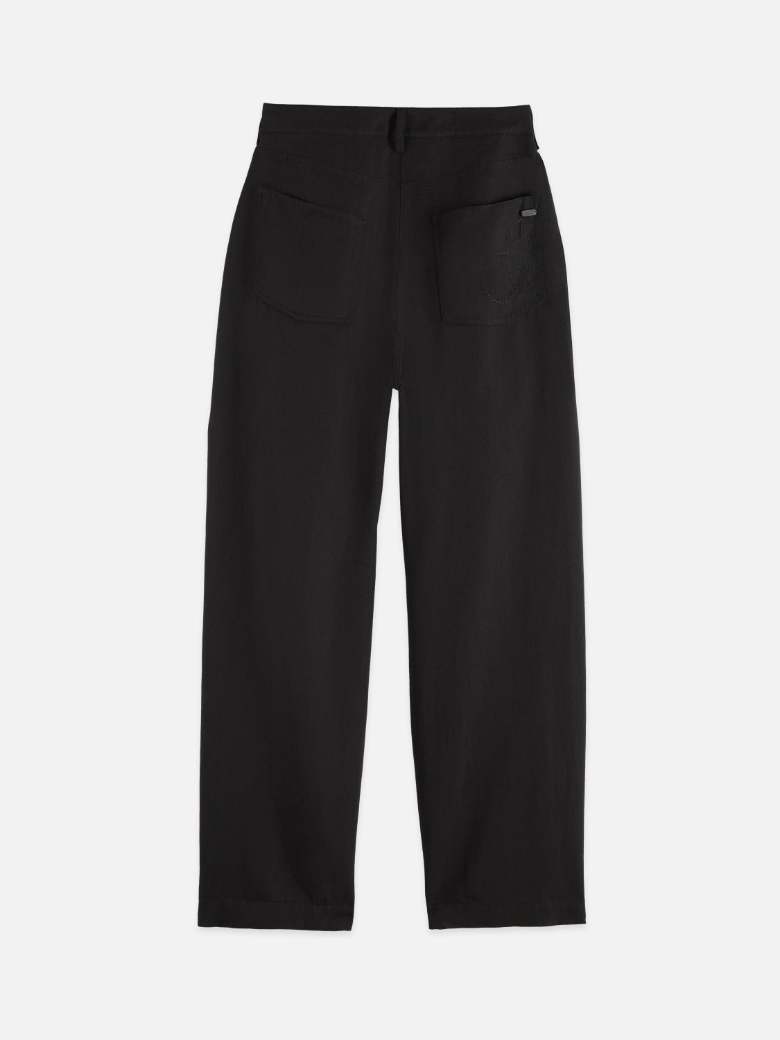 Lotus - High Rise Barrel Leg Twill Pants - Scotch & Soda South Africa