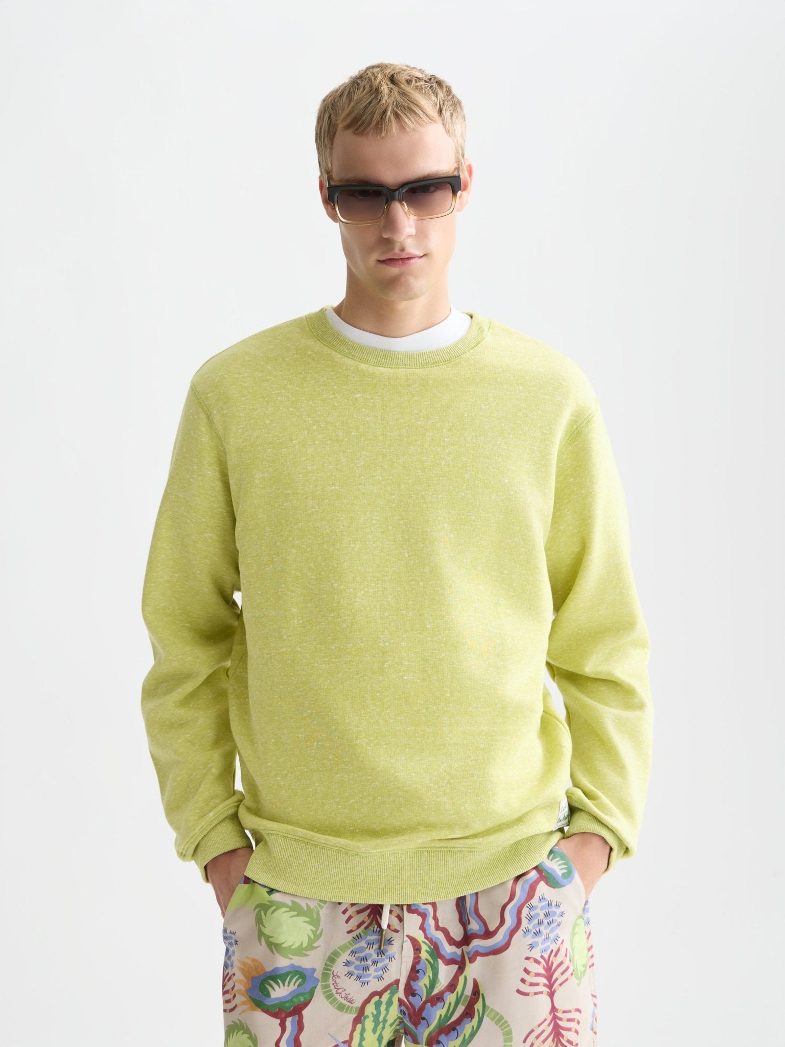 Melange Regular-fit Sweatshirt - Scotch & Soda South Africa