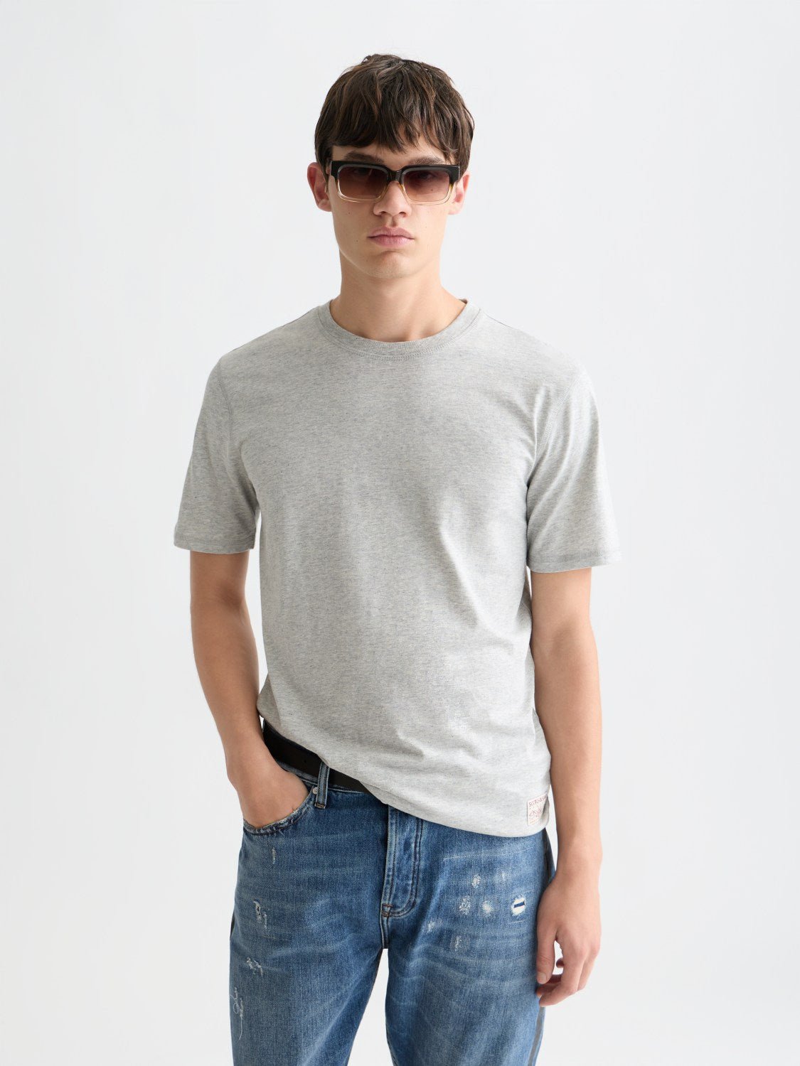 Melange Regularfit Tshirt - Scotch & Soda South Africa