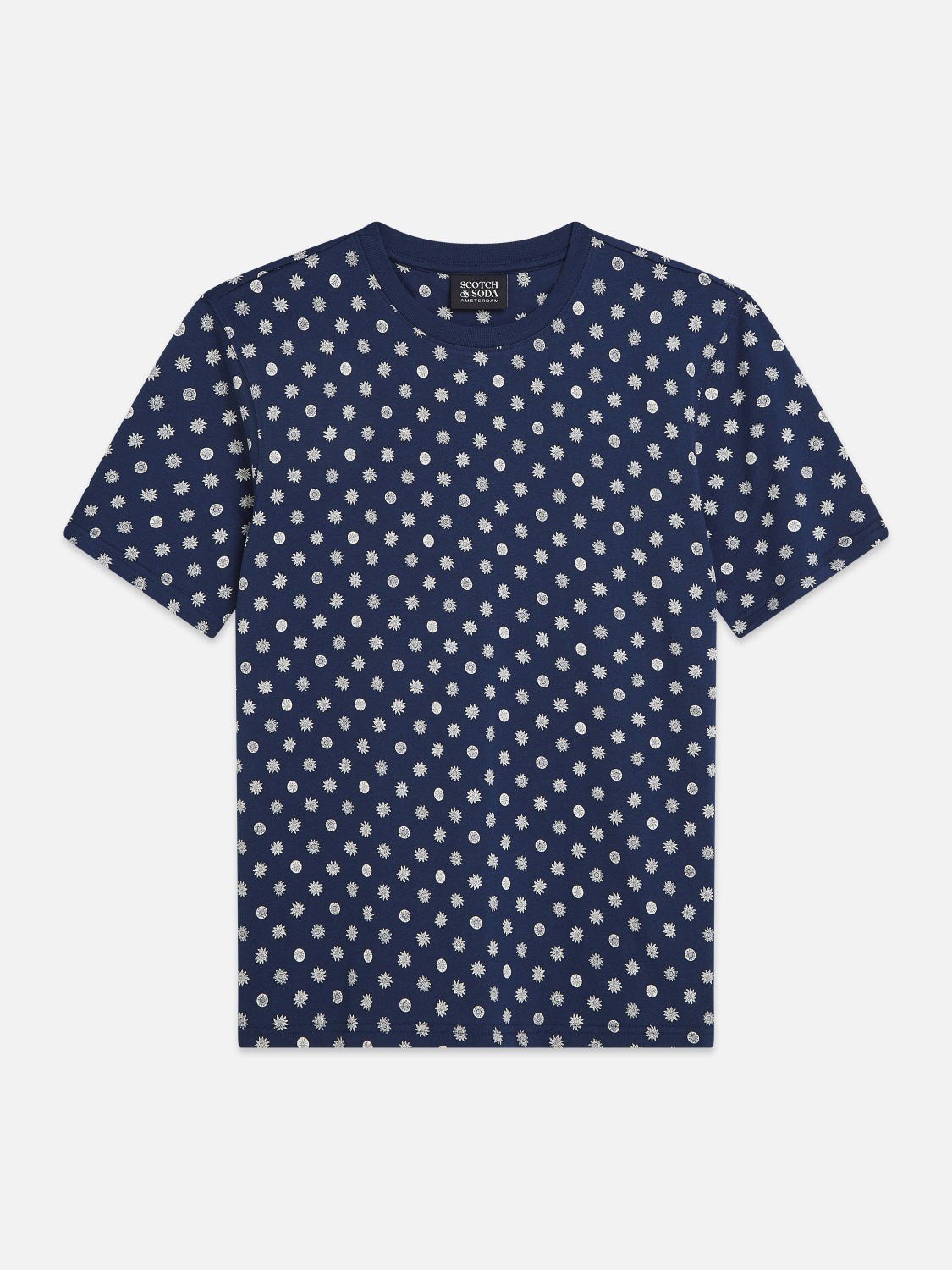 Micro-Printed Regular-Fit T-Shirt - Scotch & Soda South Africa