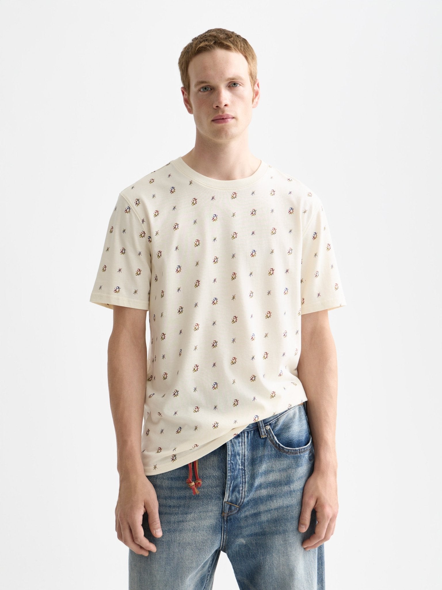 Micro-Printed Regular-Fit T-Shirt - Scotch & Soda South Africa