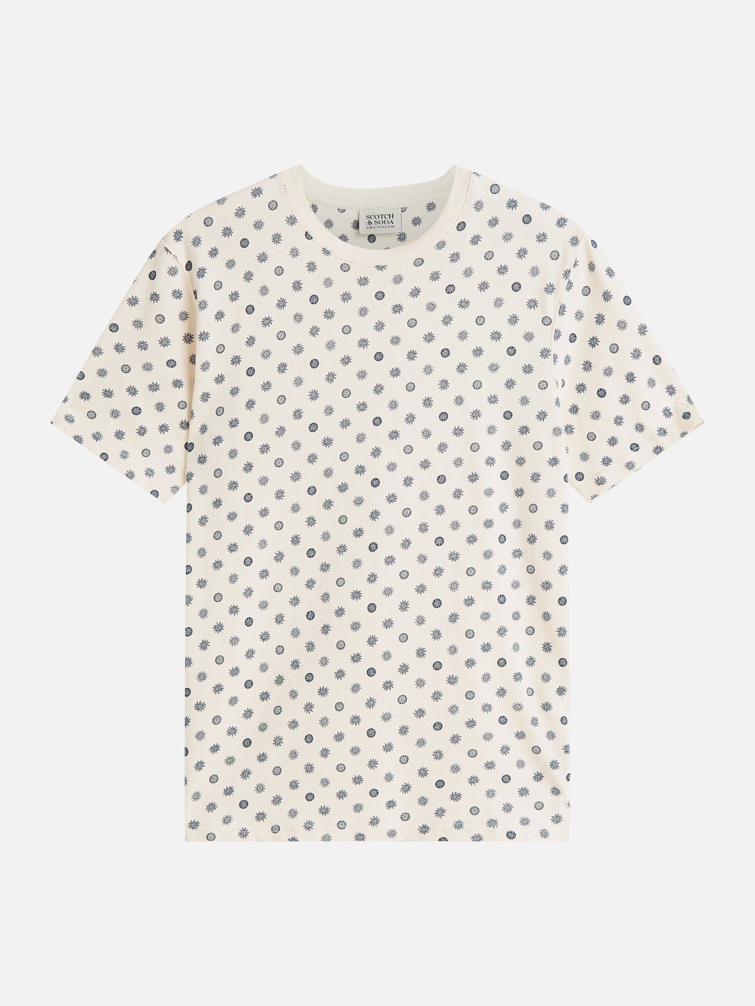 Micro-Printed Regular-Fit T-Shirt - Scotch & Soda South Africa