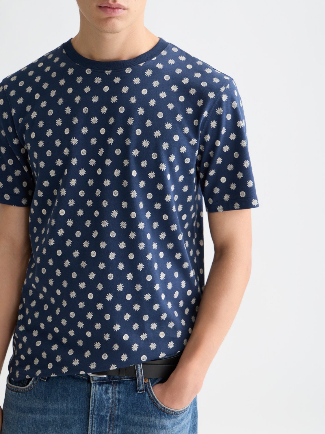 Micro-Printed Regular-Fit T-Shirt - Scotch & Soda South Africa