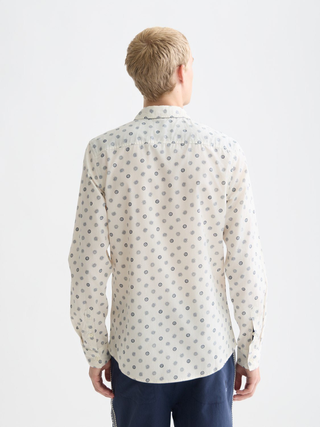 Microprint Poplin Slimfit Shirt - Scotch & Soda South Africa
