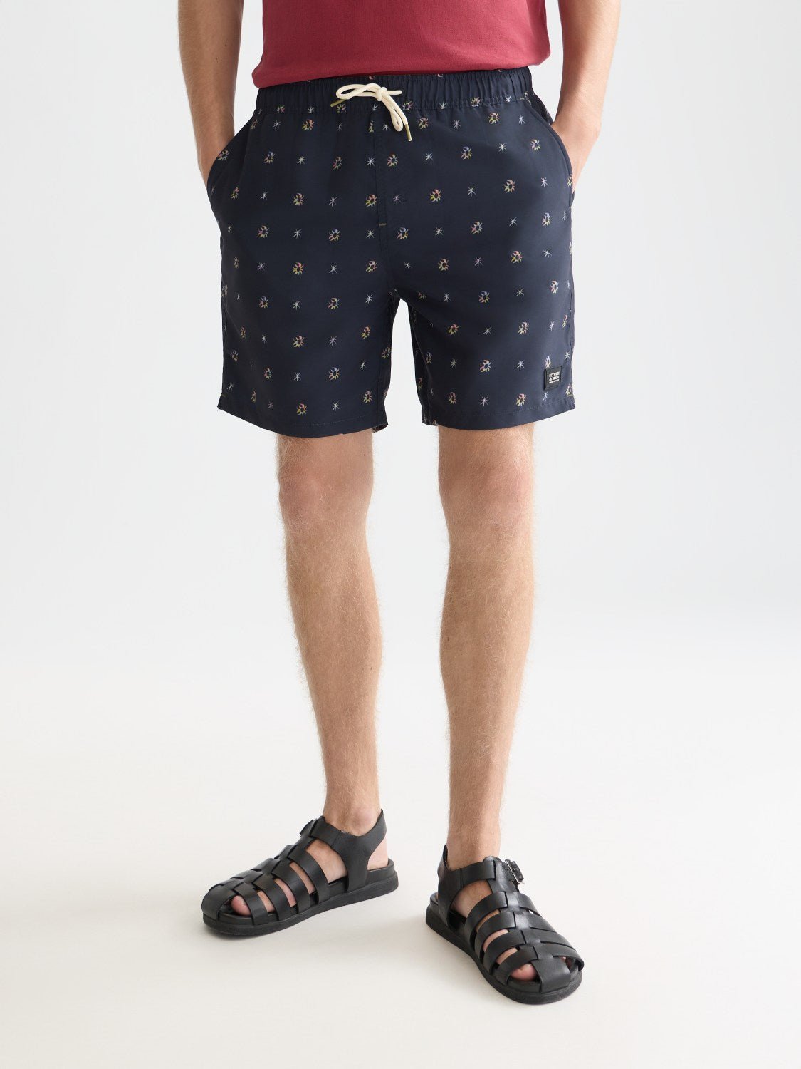 Mini Print Midlength Swim Shorts - Scotch & Soda South Africa