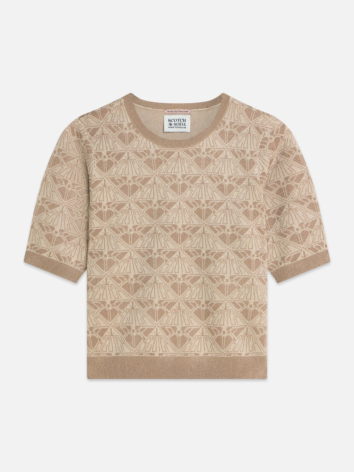 Monogram Jacquard Pullover - Scotch & Soda South Africa