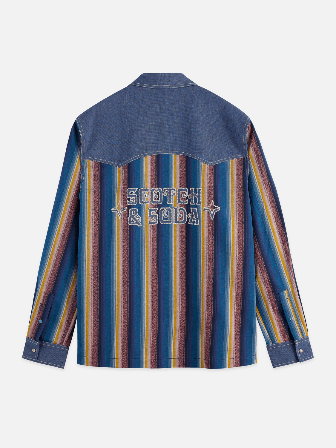 Multicolor Stripe Western Shirt - Scotch & Soda South Africa
