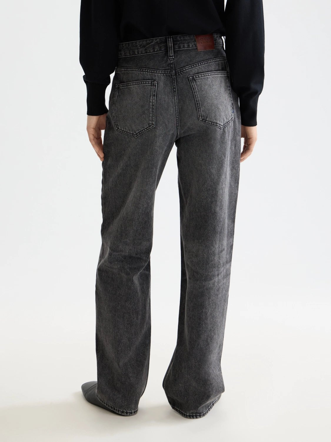 New Core Ripple Straight Jeans — Absolute Black - Scotch & Soda South Africa
