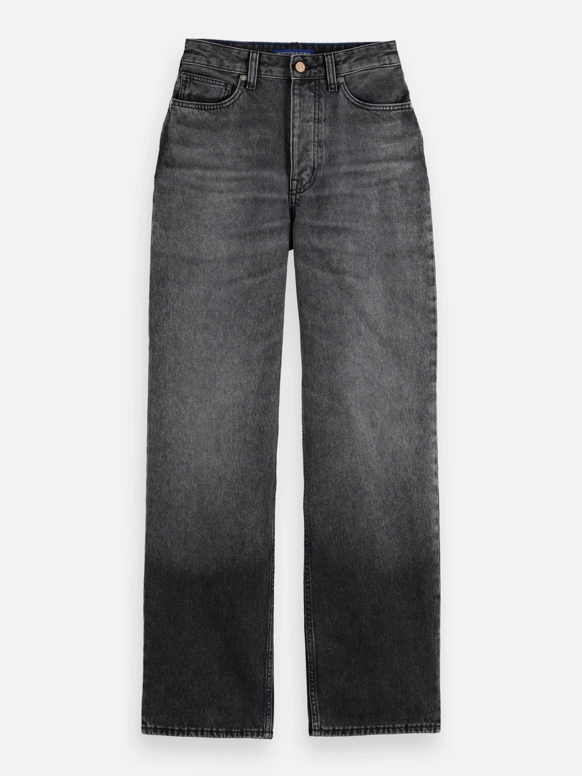 New Core Ripple Straight Jeans — Absolute Black - Scotch & Soda South Africa
