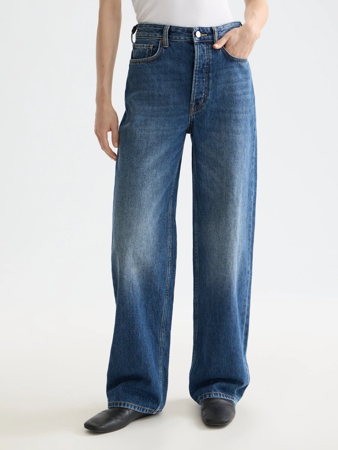 New Core Ripple Straight Jeans — Absolute Blue - Scotch & Soda South Africa