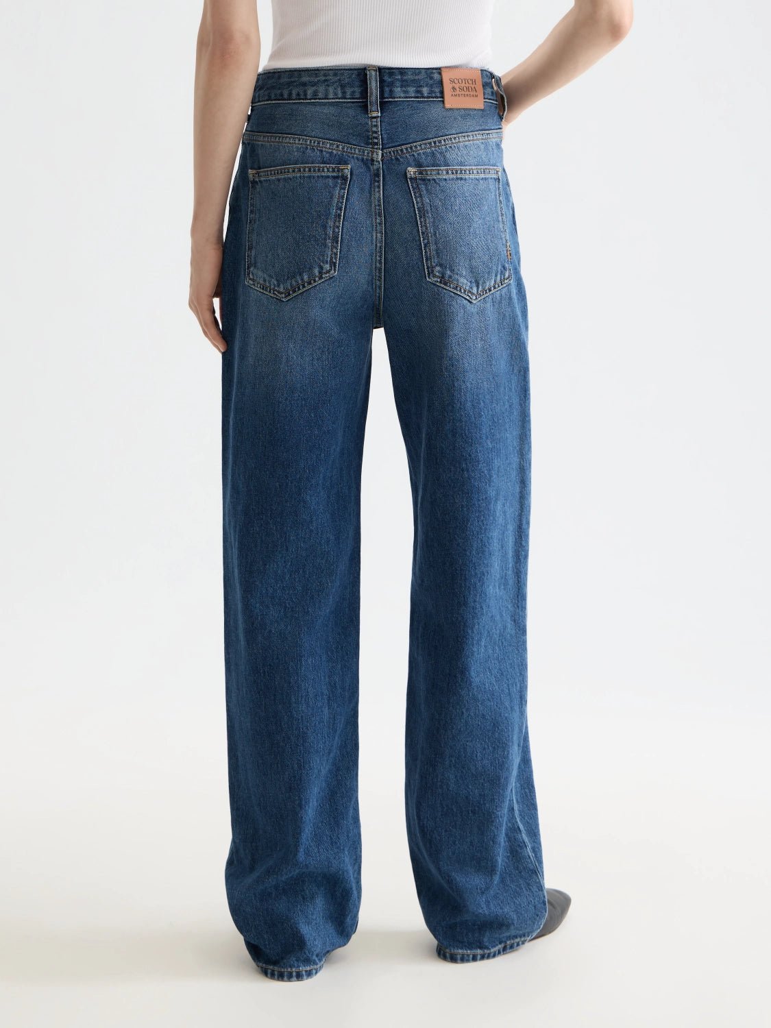 New Core Ripple Straight Jeans — Absolute Blue - Scotch & Soda South Africa