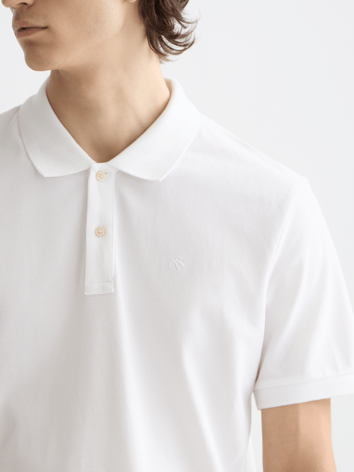 Nos Chest Logo Regular-Fit Pique Polo - Scotch & Soda South Africa
