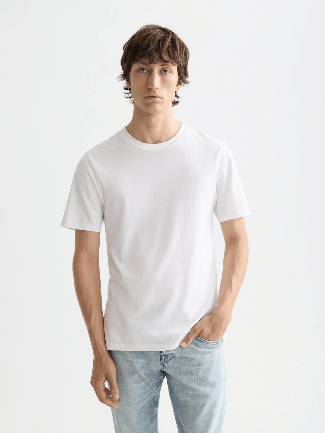 Nos Chest Logo Regular-Fit T-Shirt - Scotch & Soda South Africa