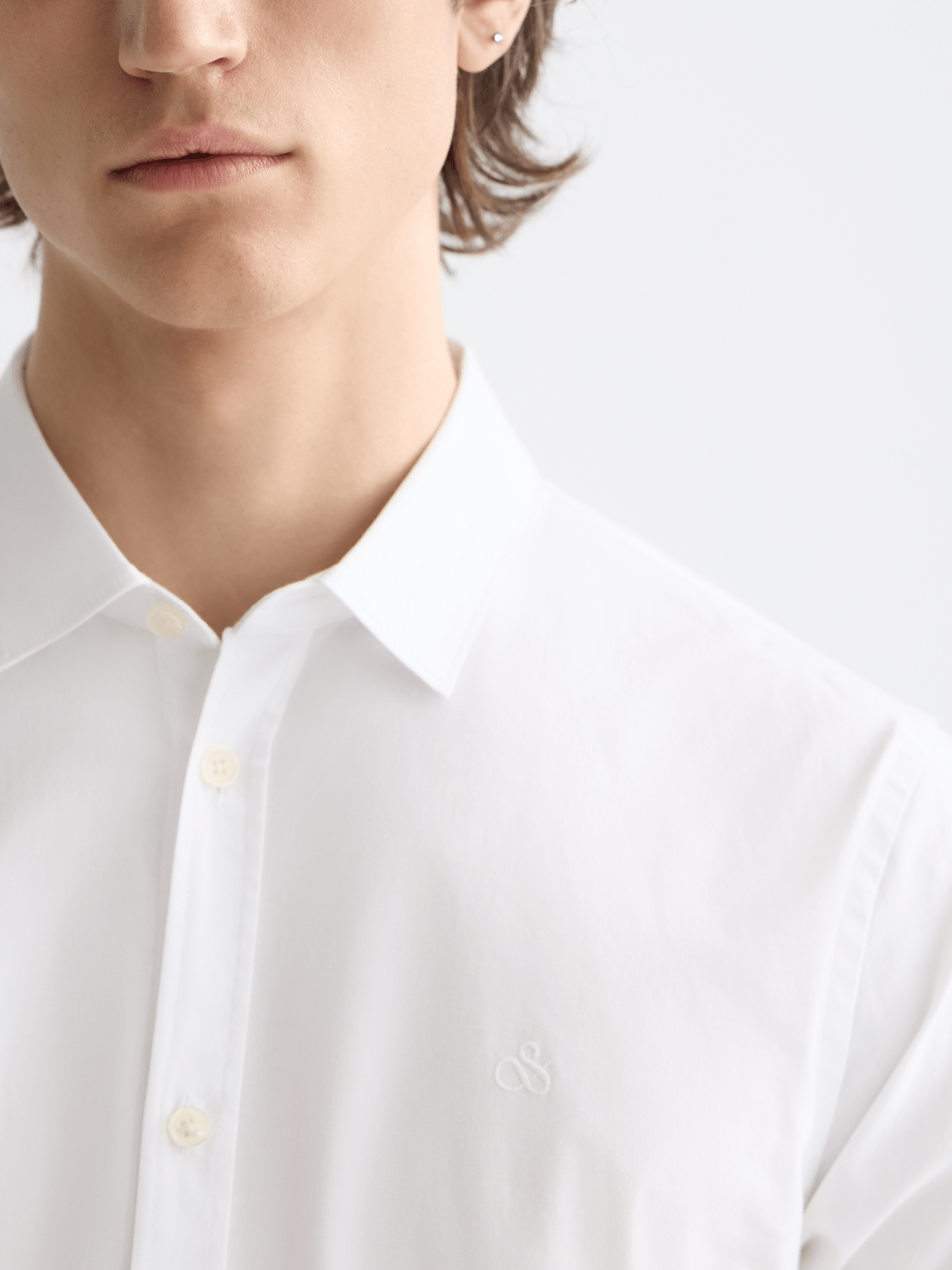 Nos Cotton Poplin Slim-Fit Shirt - Scotch & Soda South Africa