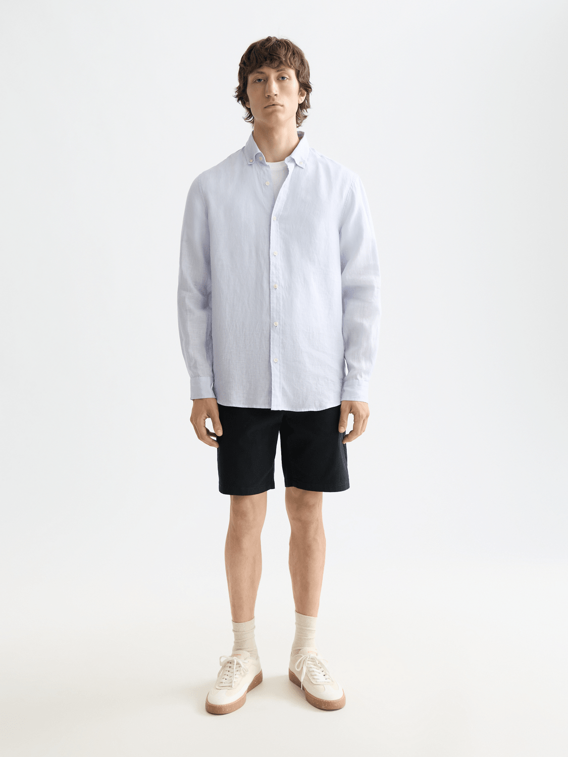 Nos Linen Regular-Fit Shirt - Scotch & Soda South Africa