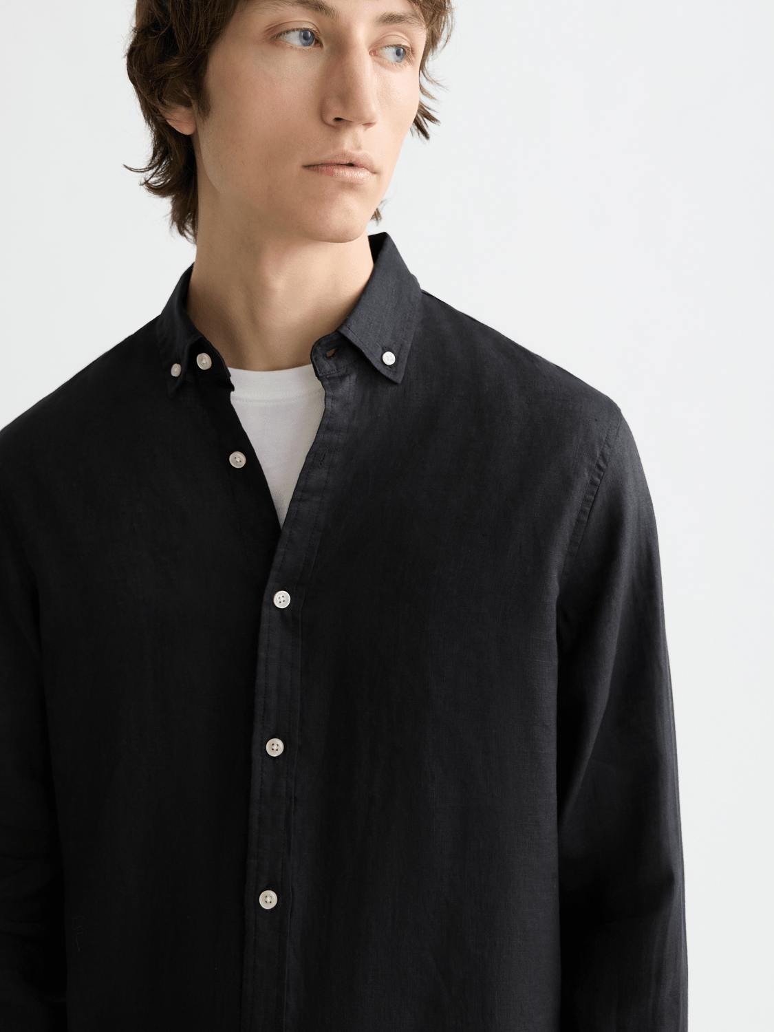 Nos Linen Regular-Fit Shirt - Scotch & Soda South Africa