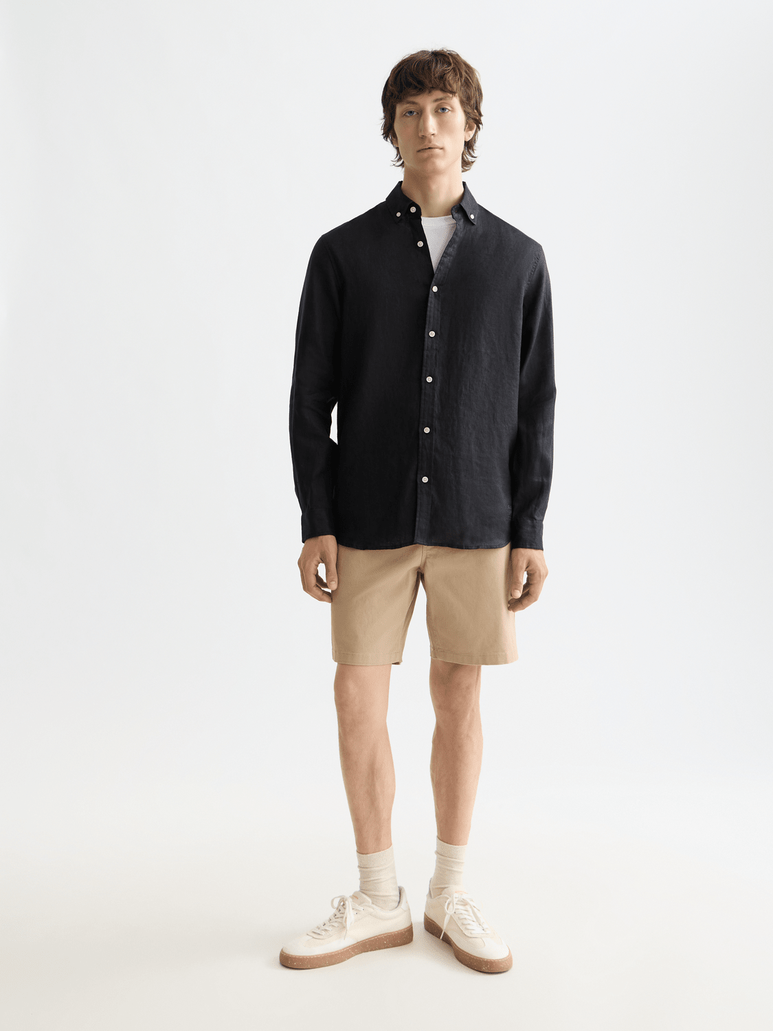 Nos Linen Regular-Fit Shirt - Scotch & Soda South Africa