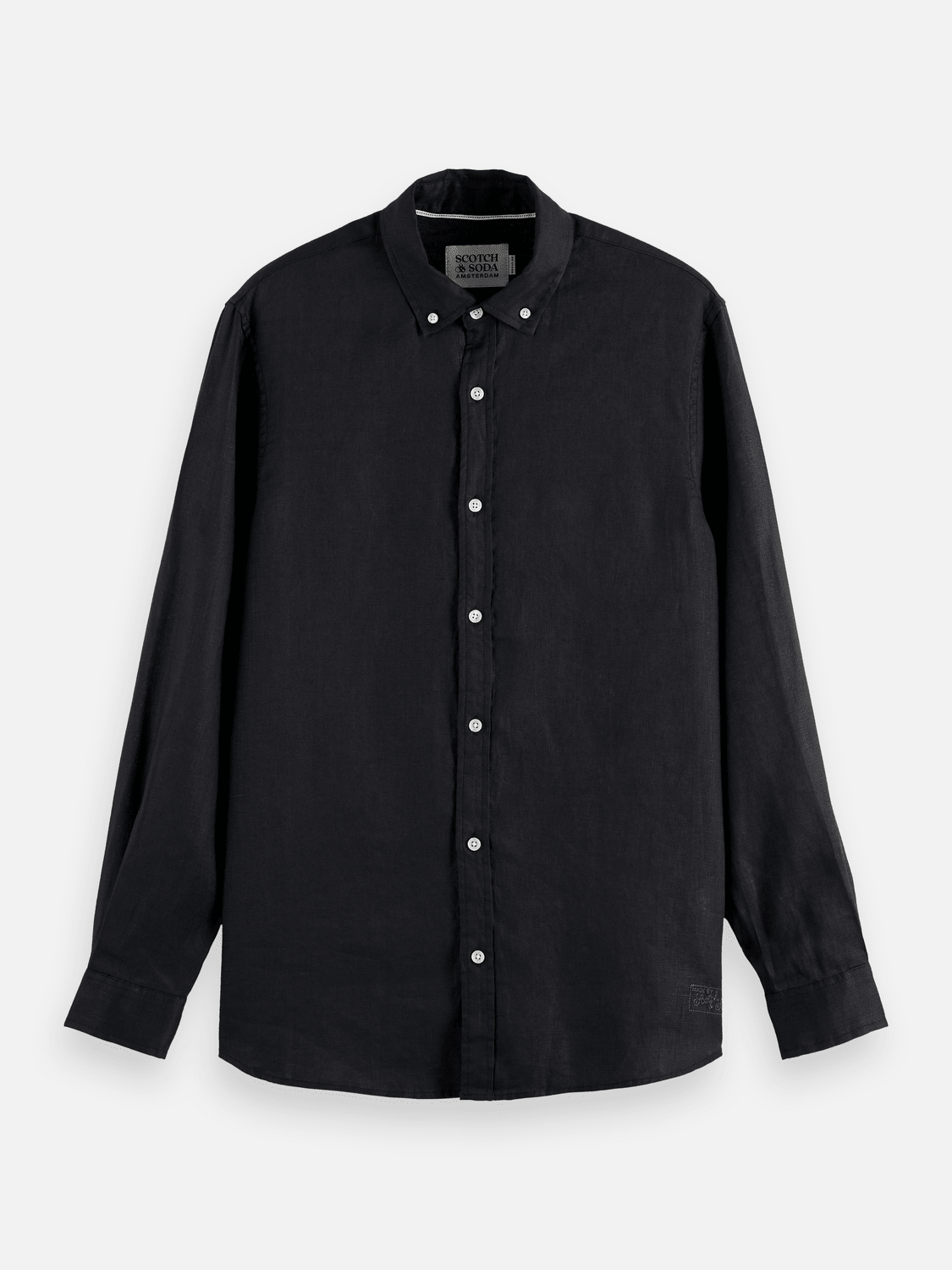 Nos Linen Regular-Fit Shirt - Scotch & Soda South Africa