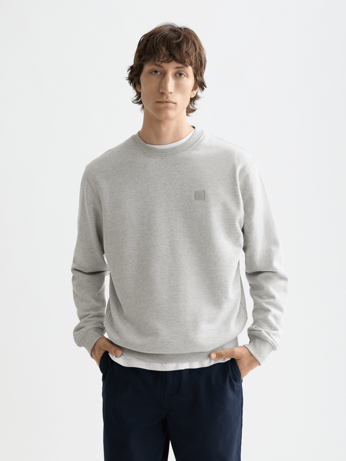 Nos Logo Badge Regular-Fit Sweatshirt - Scotch & Soda South Africa