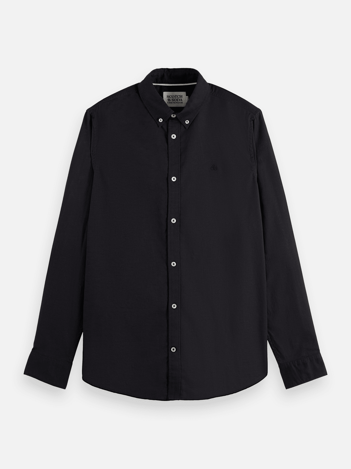 Nos Oxford Solid Regular-Fit Shirt - Scotch & Soda South Africa