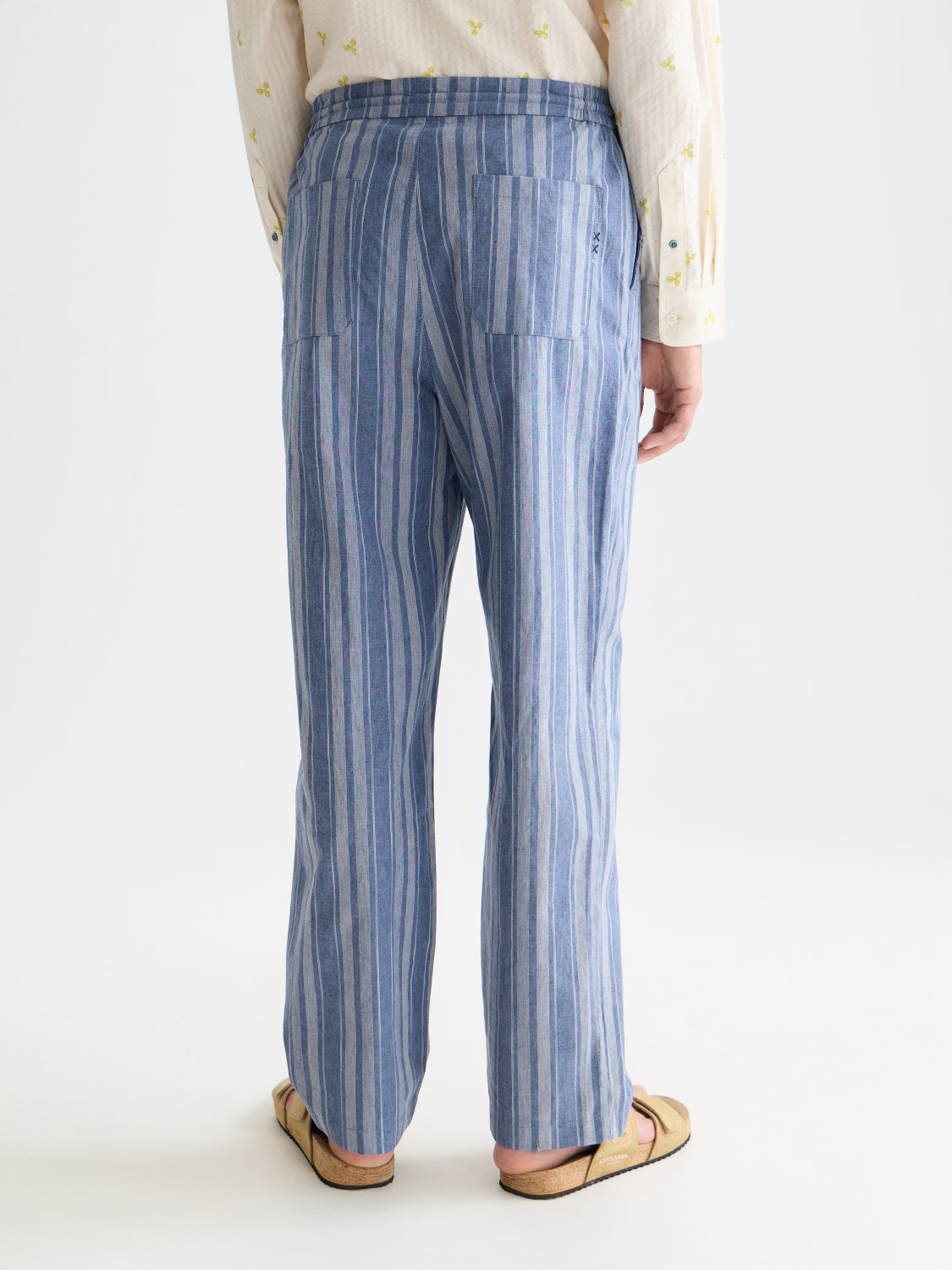 Oliver Pleated Linen-Blend Relaxed Straight Fit Jogger - Scotch & Soda South Africa