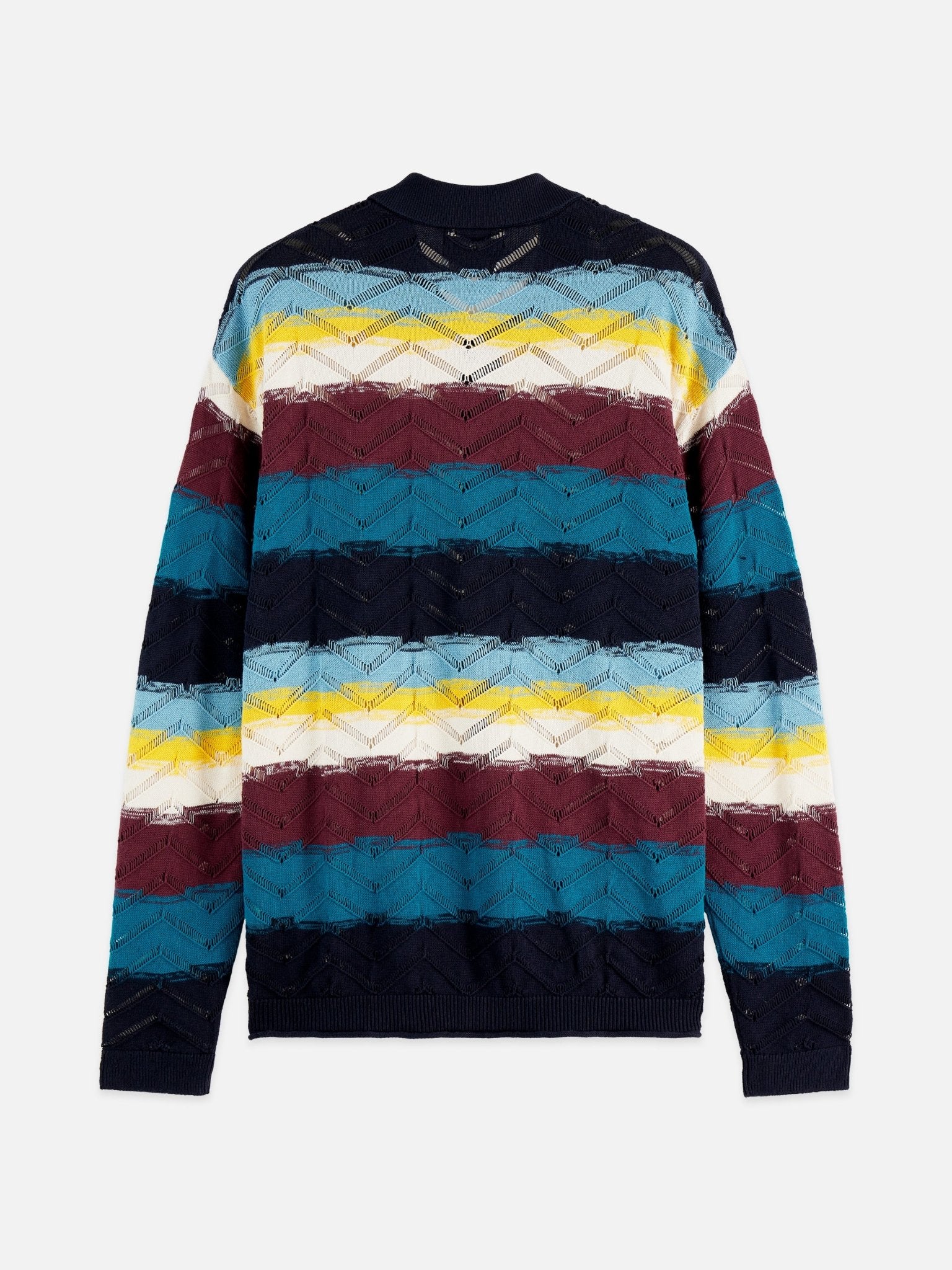 Open Structure Knitted Cardigan - Scotch & Soda South Africa