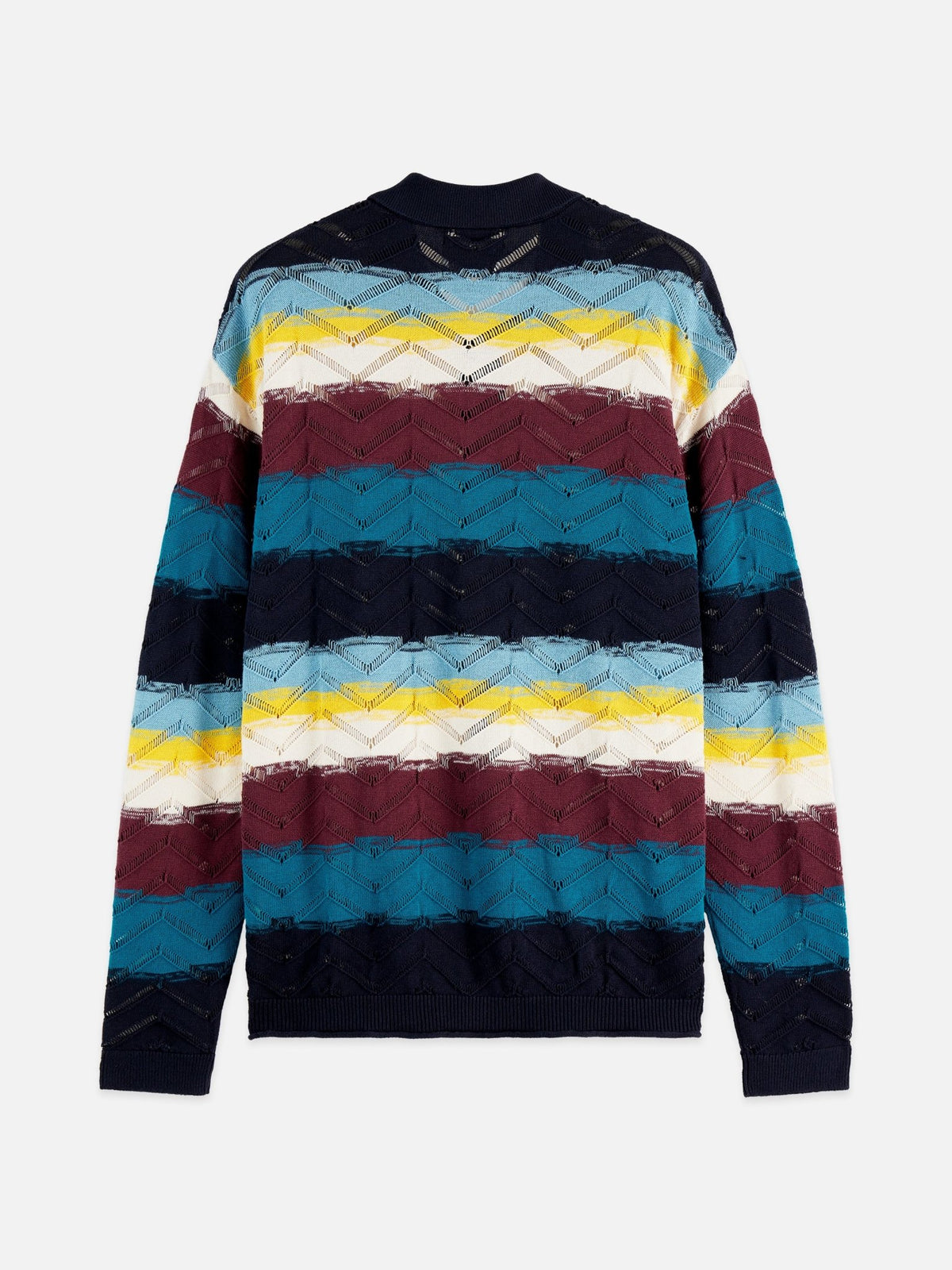 Open Structure Knitted Cardigan - Scotch & Soda South Africa