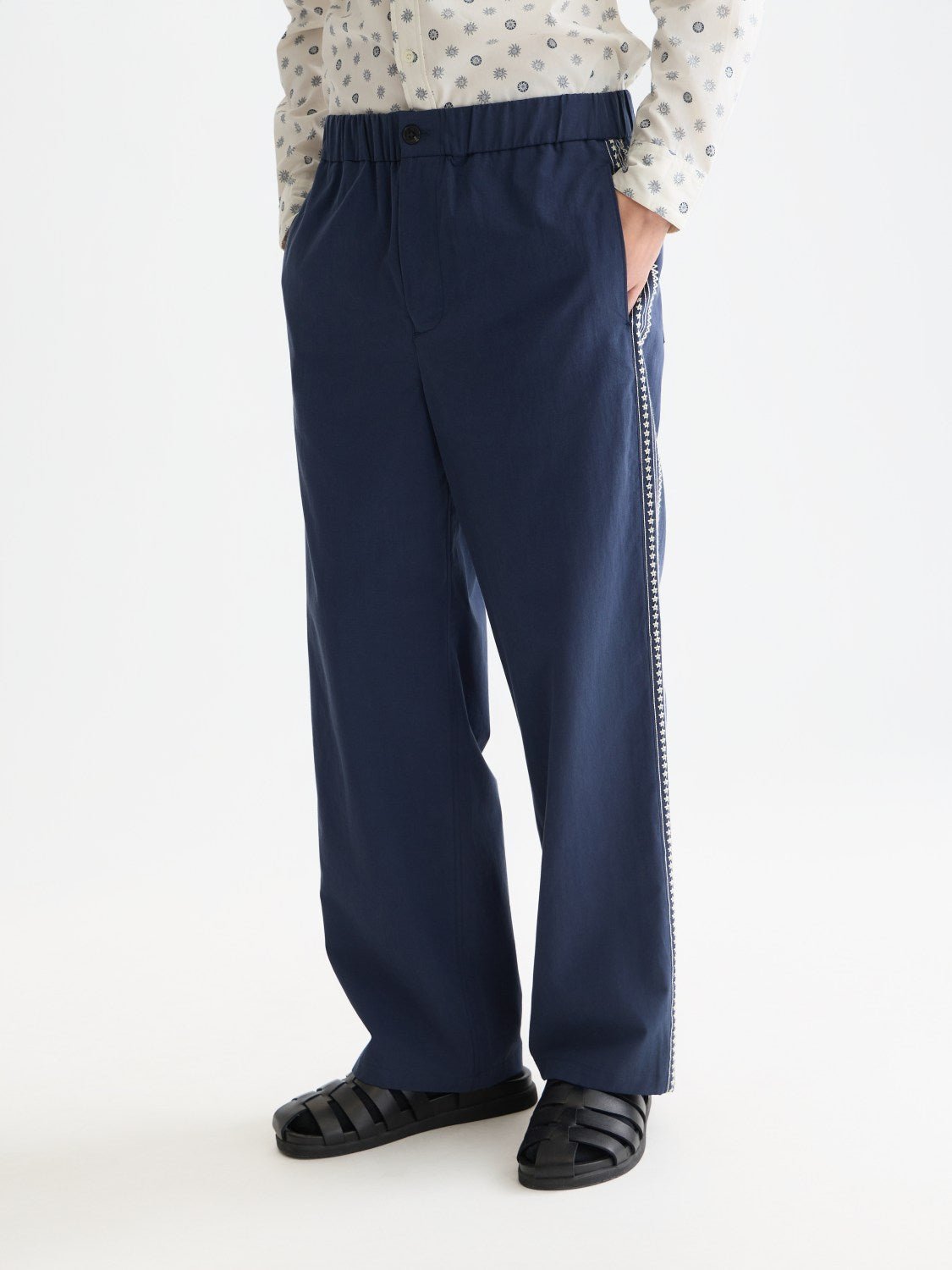 Otis Embroidered Cottontencel Relaxed Straightfit Jogger - Scotch & Soda South Africa