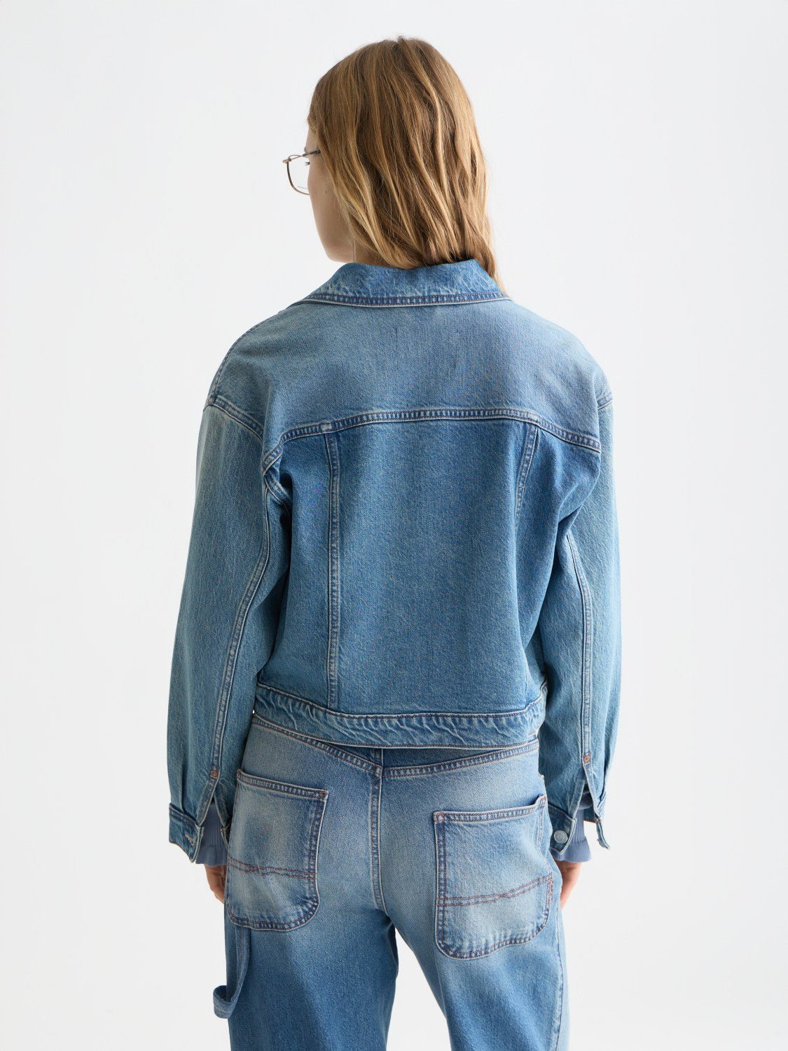 Pleat Front Denim Trucker Jacket - Scotch & Soda South Africa