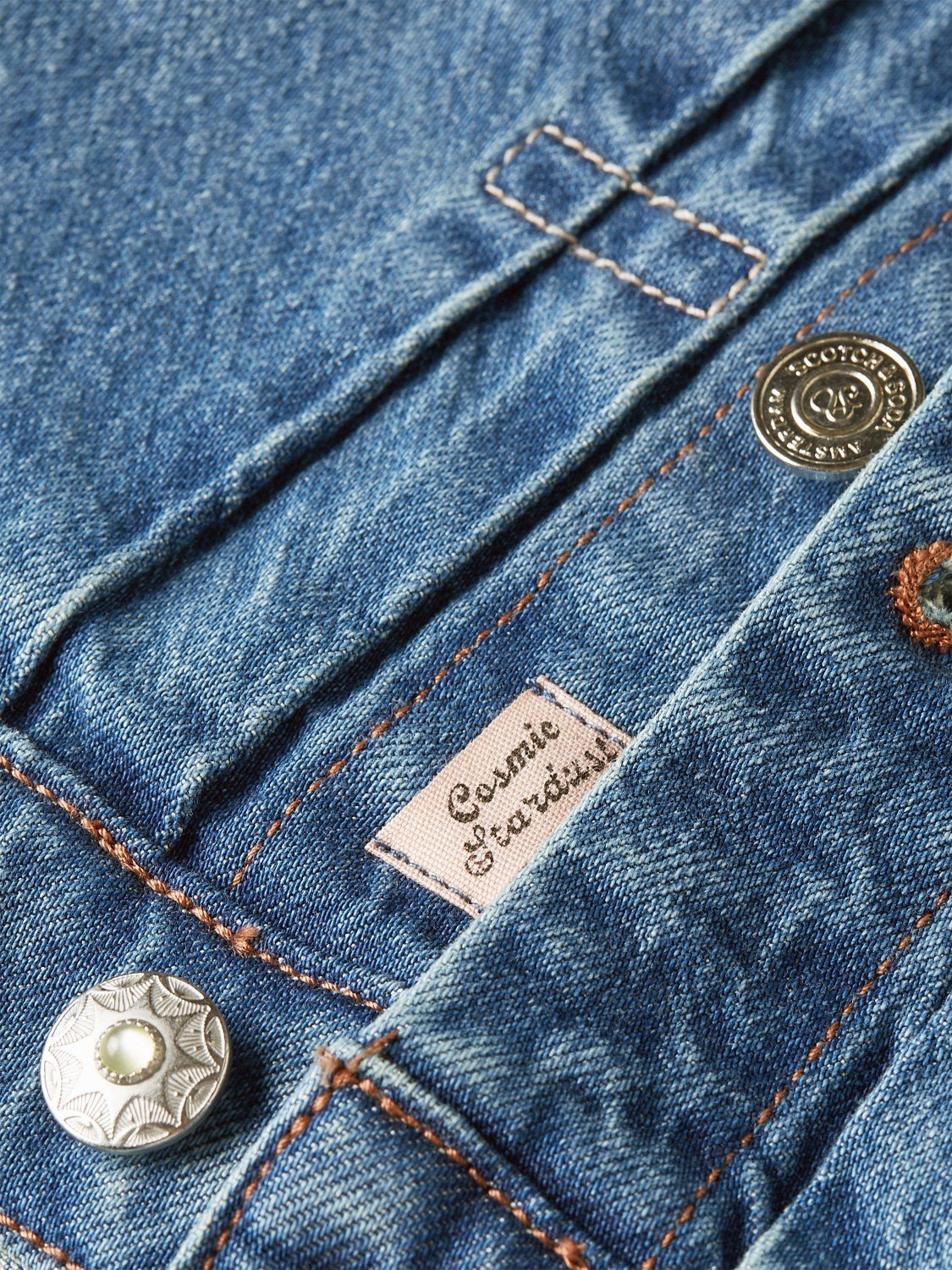 Pleat Front Denim Trucker Jacket - Scotch & Soda South Africa