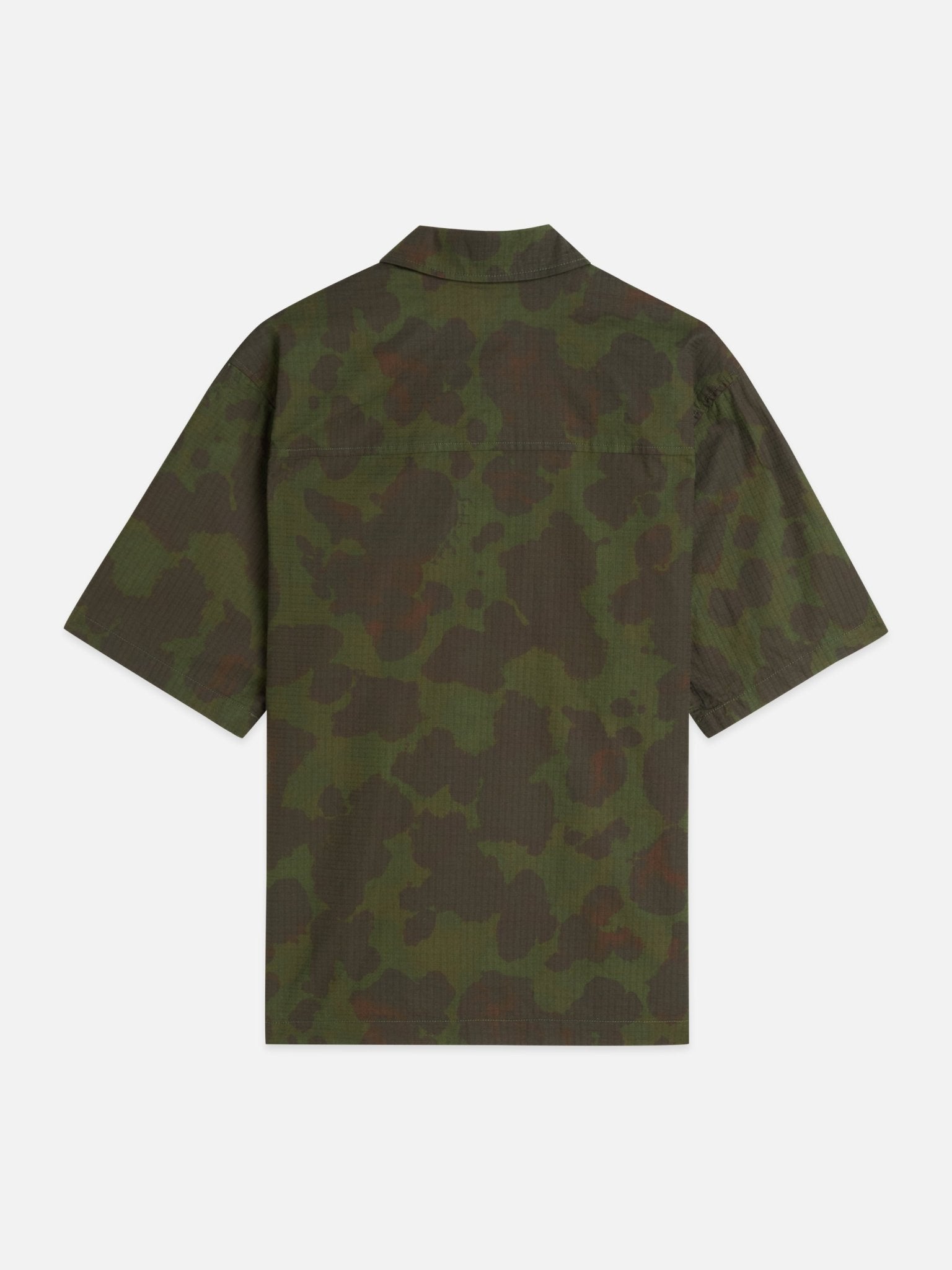 Printed Cotton Ripstop Relaxed Fit Short-Sleeved Shirt - Scotch & Soda South Africa