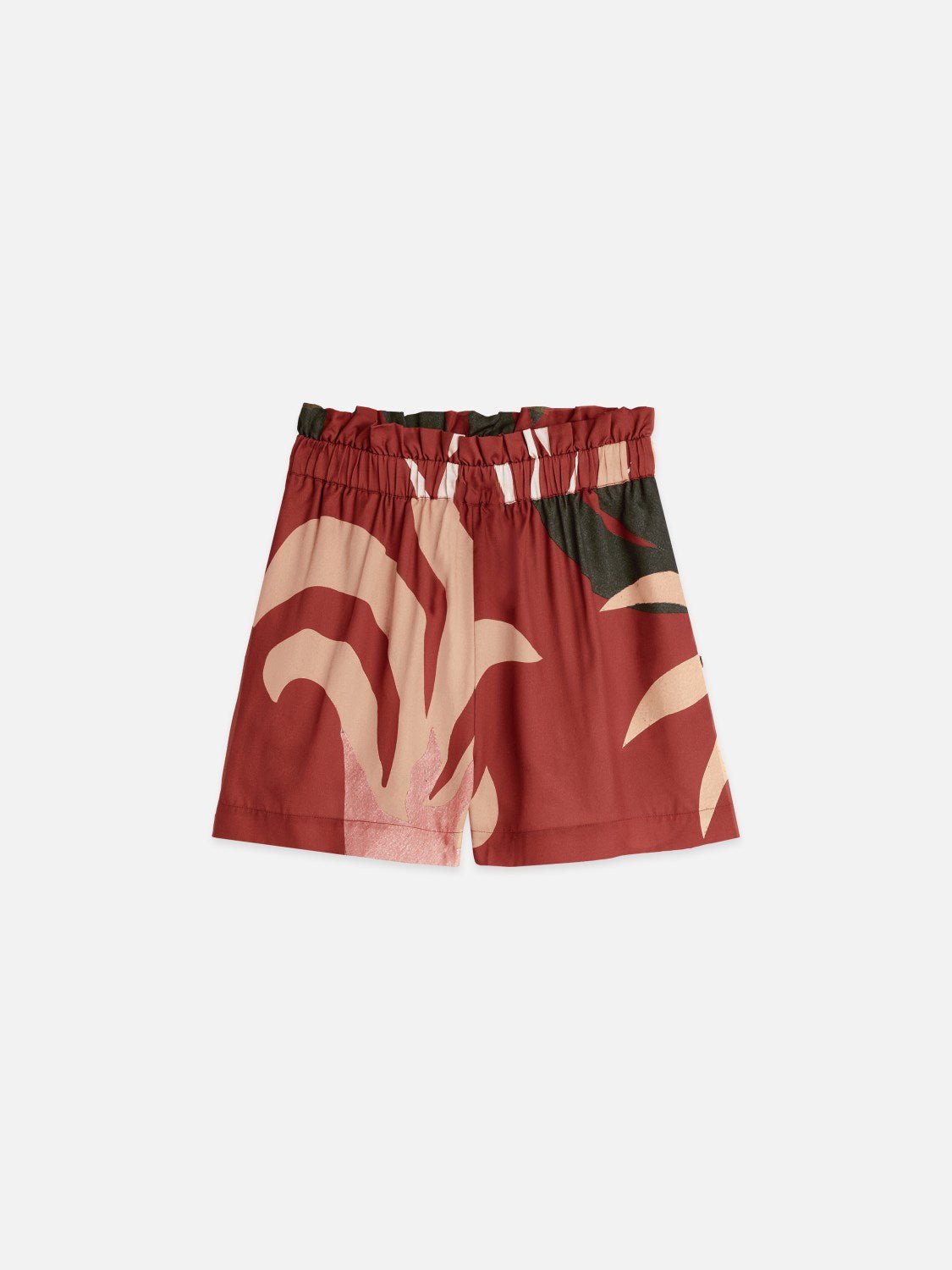Printed High-Rise Elastic Waist Shorts - Scotch & Soda South Africa