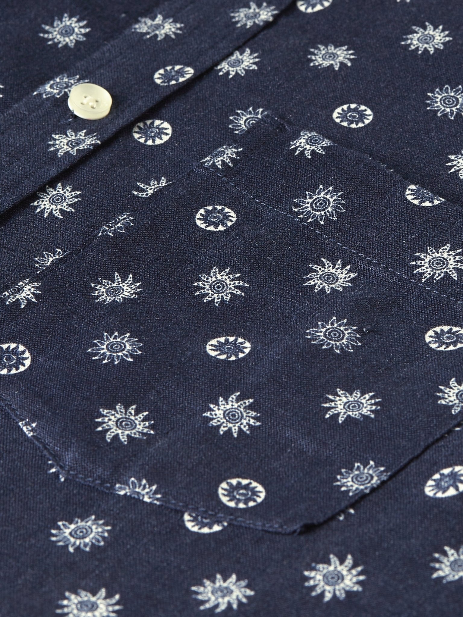 Printed Linen Regular-Fit Shirt - Scotch & Soda South Africa