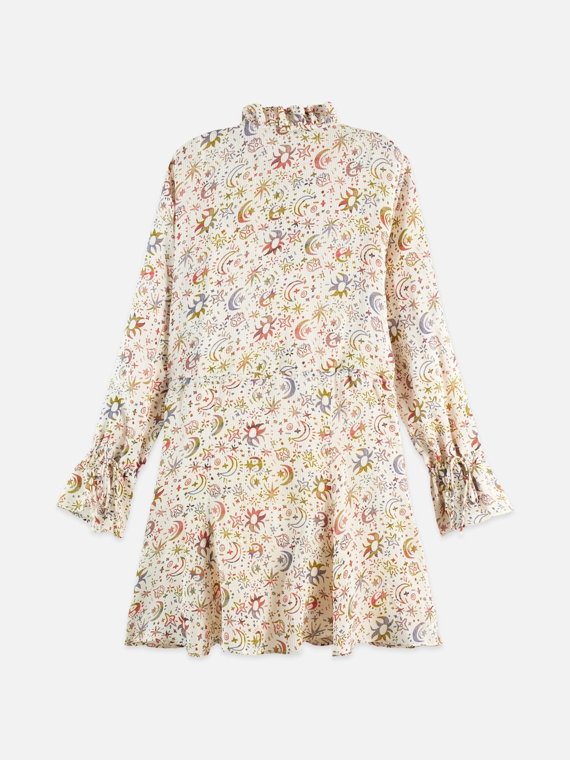 Printed Long Sleeve Mini Dress - Scotch & Soda South Africa