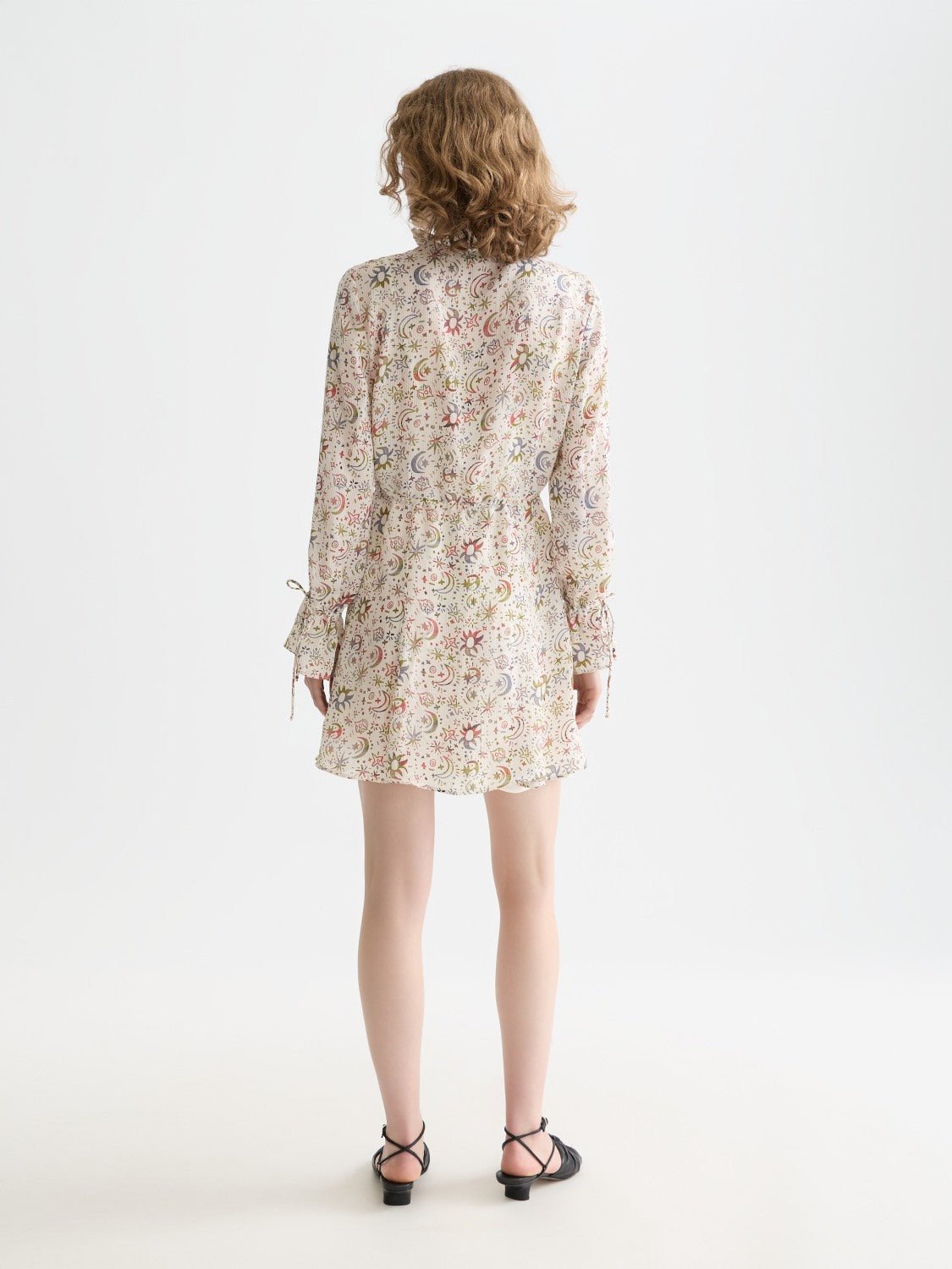 Printed Long Sleeve Mini Dress - Scotch & Soda South Africa